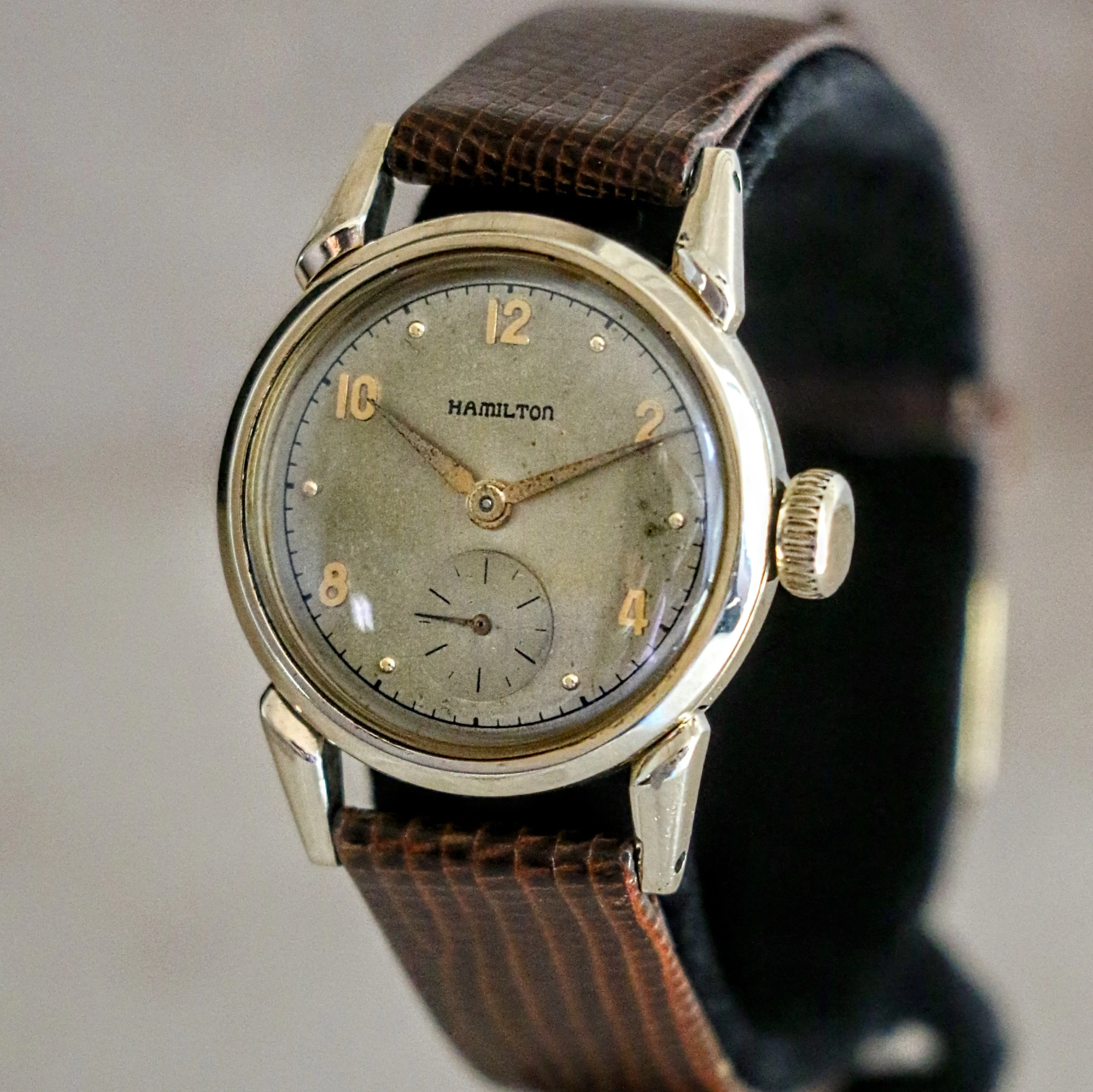 1948 HAMILTON Langdon Wristwatch “CLD” Weatherproof U.S.A. Caliber 747 17J Watch