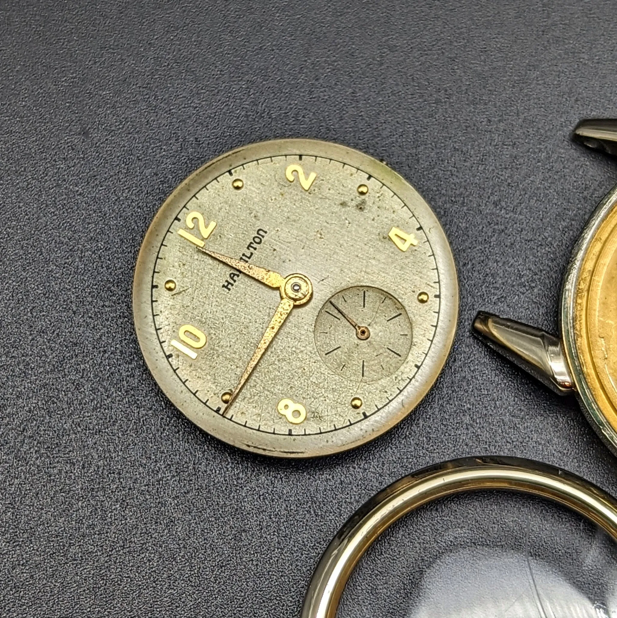 1948 HAMILTON Langdon Wristwatch “CLD” Weatherproof U.S.A. Caliber 747 17J Watch