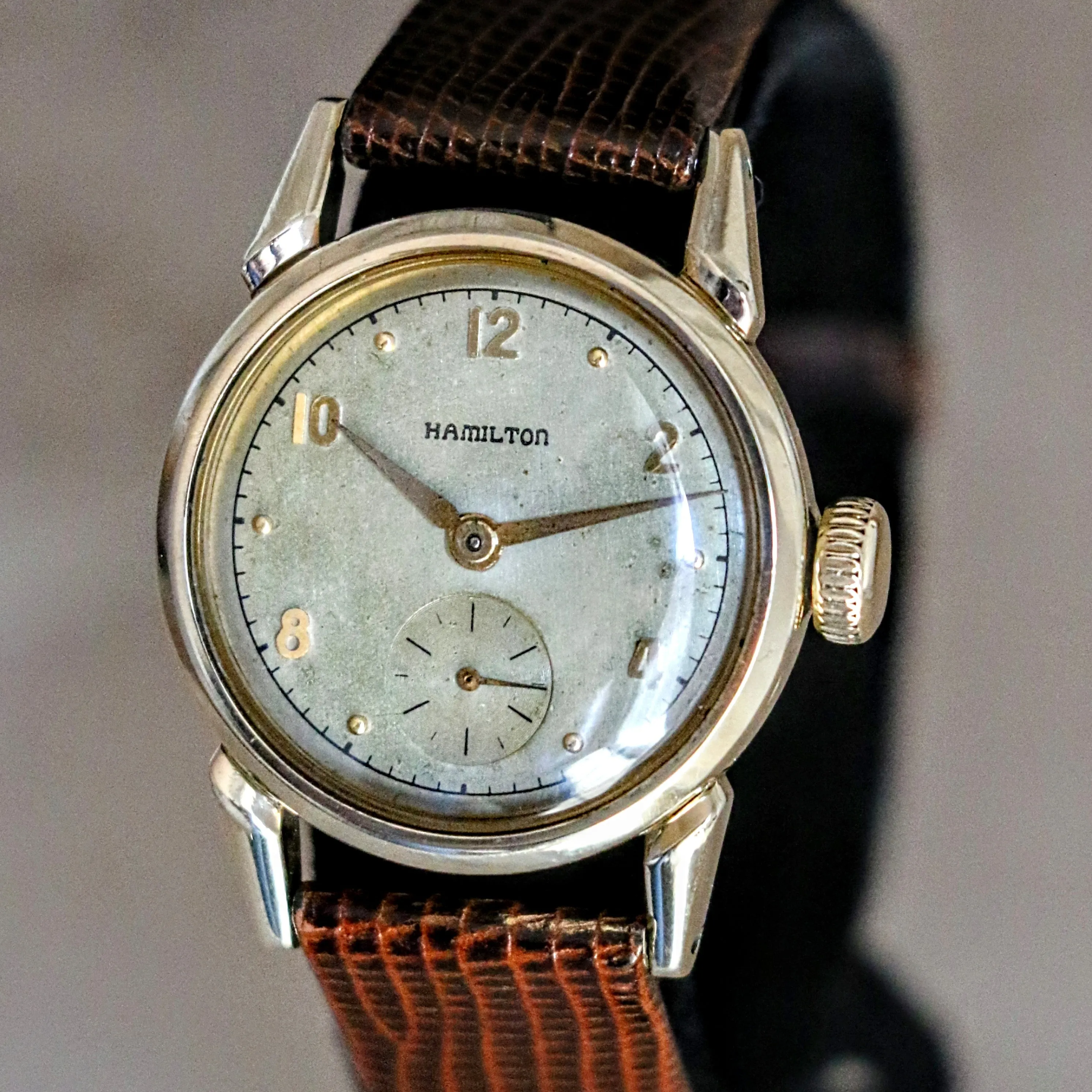 1948 HAMILTON Langdon Wristwatch “CLD” Weatherproof U.S.A. Caliber 747 17J Watch