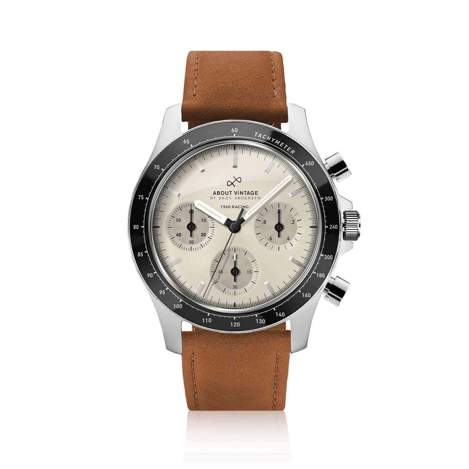 1960 Racing Chronograph, Steel / Off White