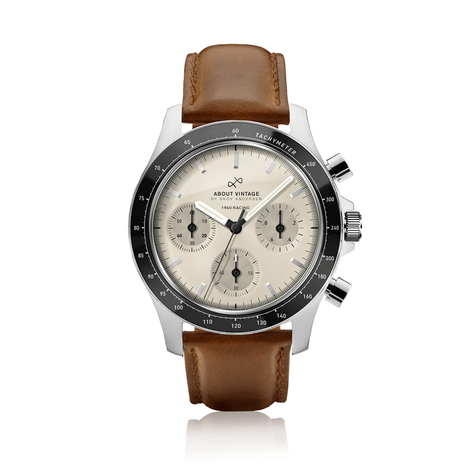 1960 Racing Chronograph, Steel / Off White