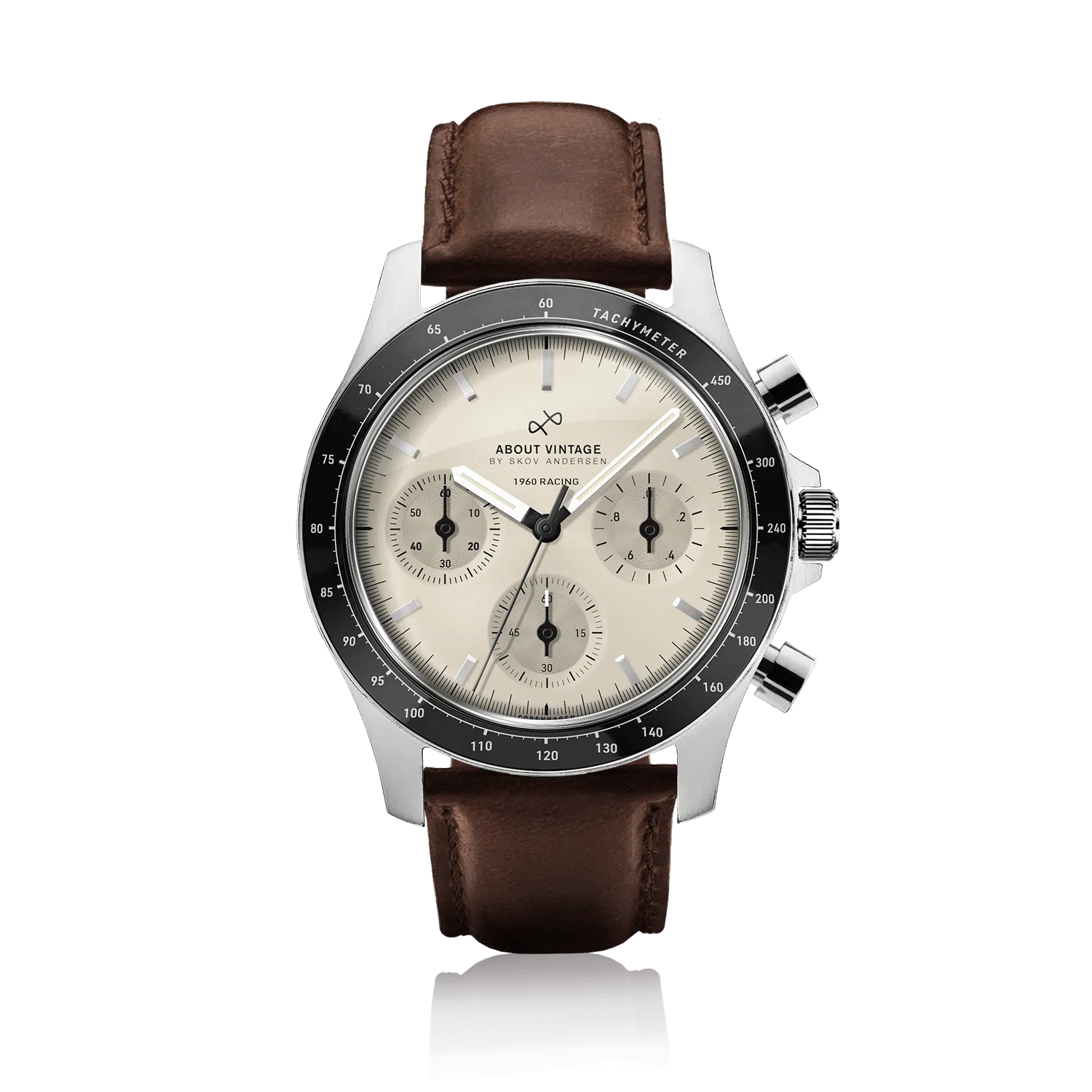 1960 Racing Chronograph, Steel / Off White