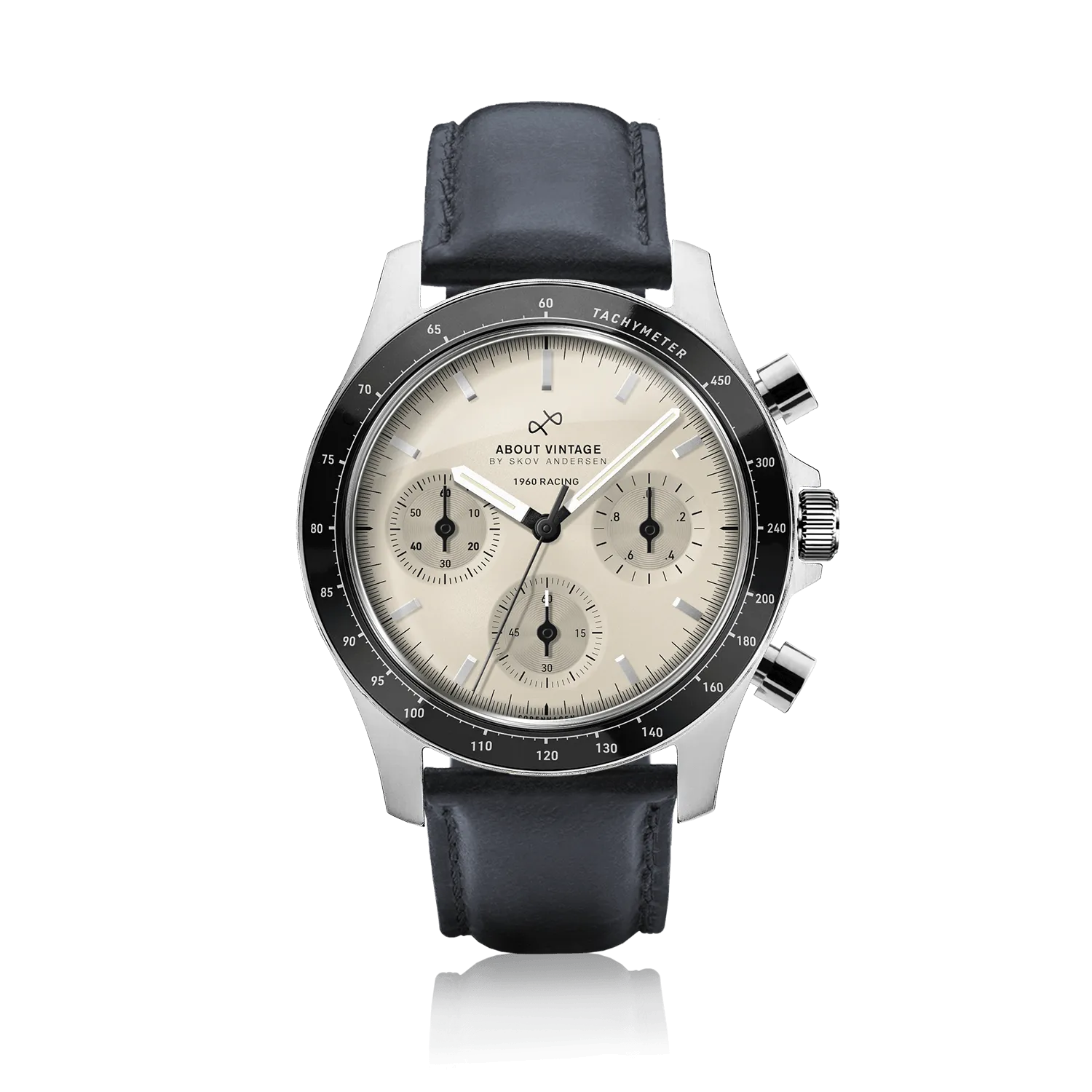 1960 Racing Chronograph, Steel / Off White