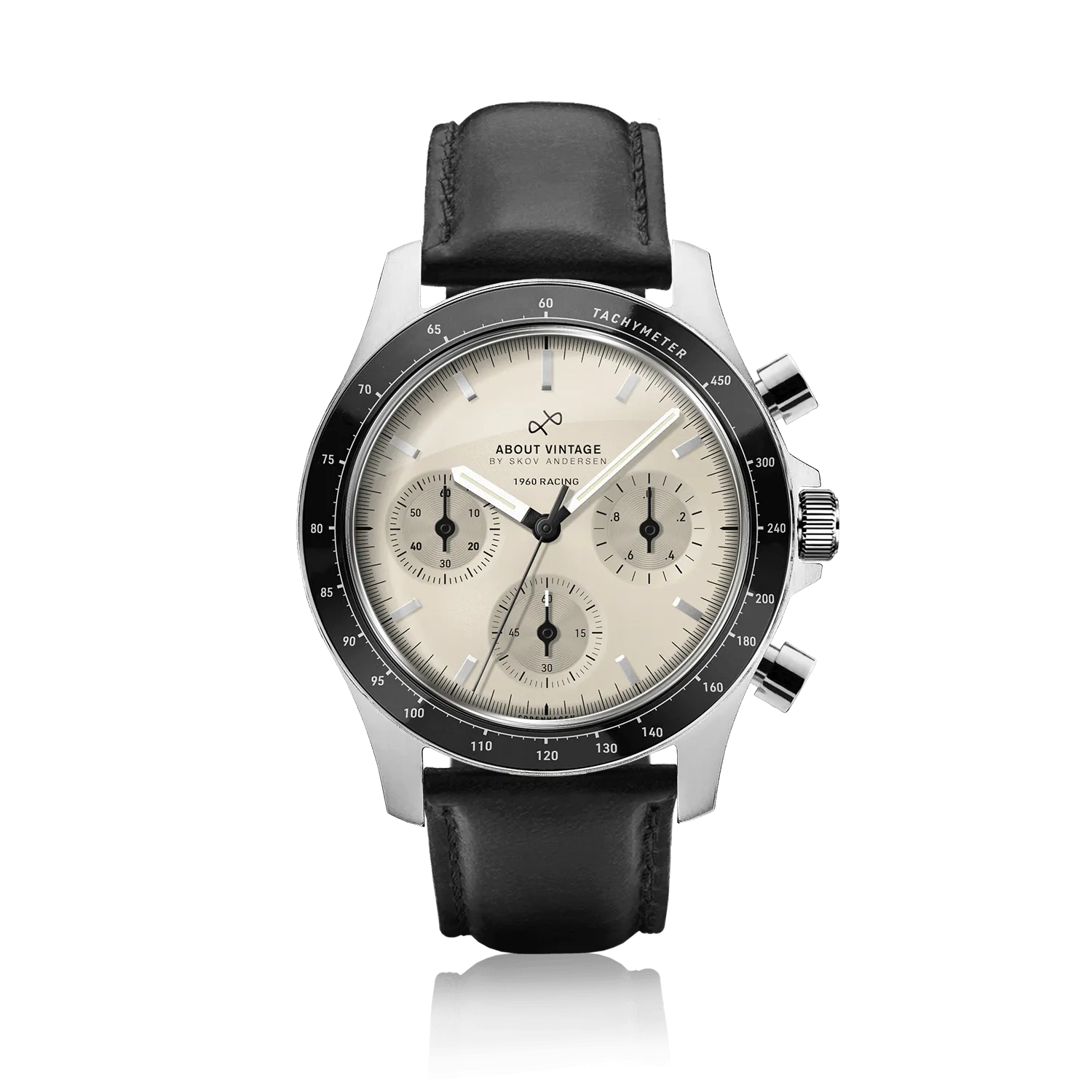 1960 Racing Chronograph, Steel / Off White