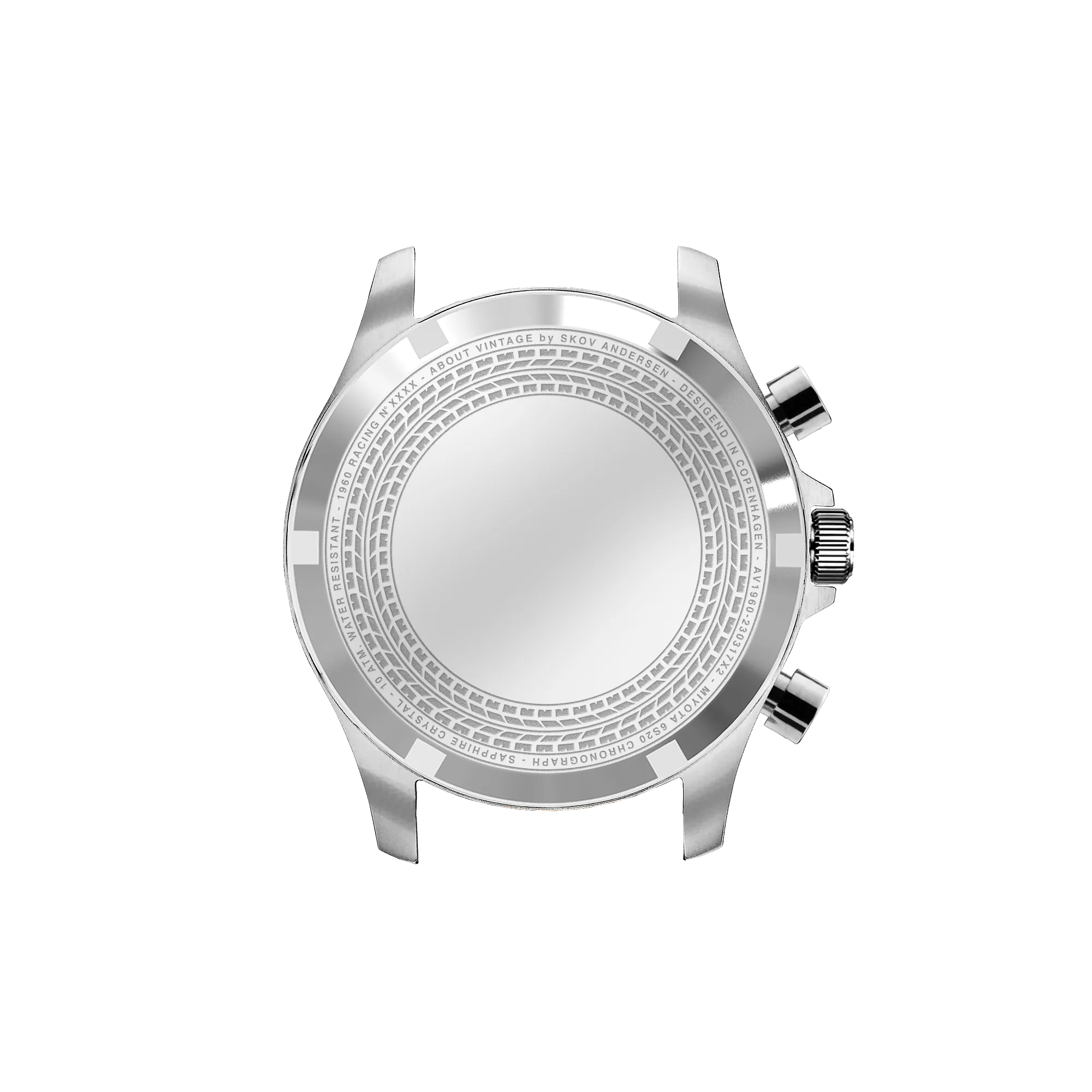1960 Racing Chronograph, Steel / Off White