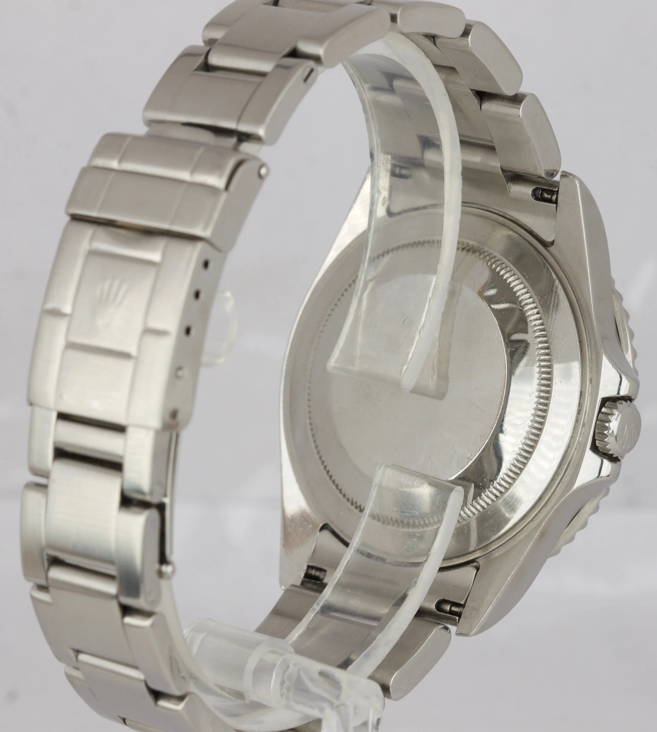 2005 Rolex GMT-Master II Coke F SERIAL Stainless Steel NO HOLES 40mm 16710 Watch