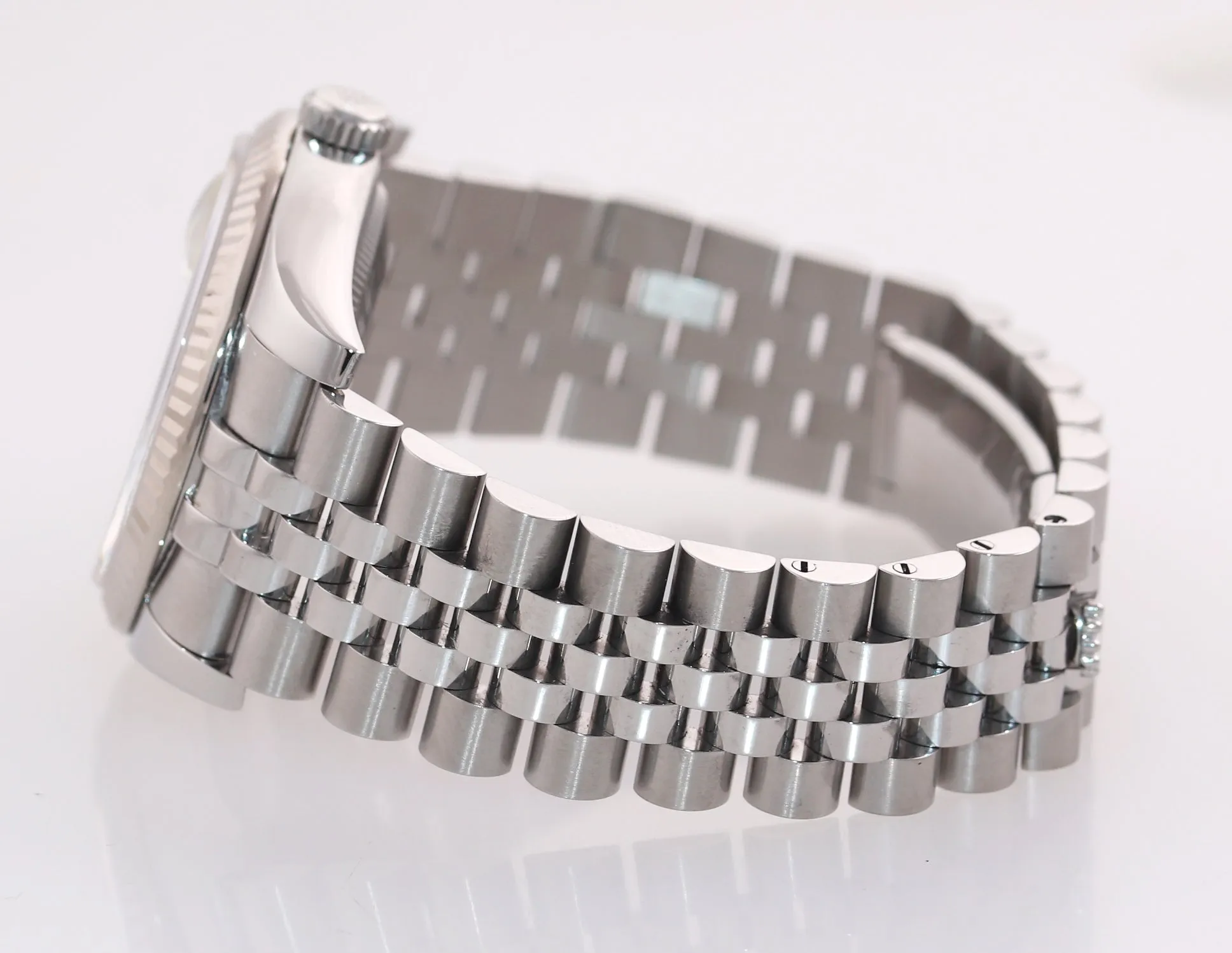 2013 Papers Rolex DateJust Steel Rhodium Dial 116234 36mm Super Jubilee Watch Bo