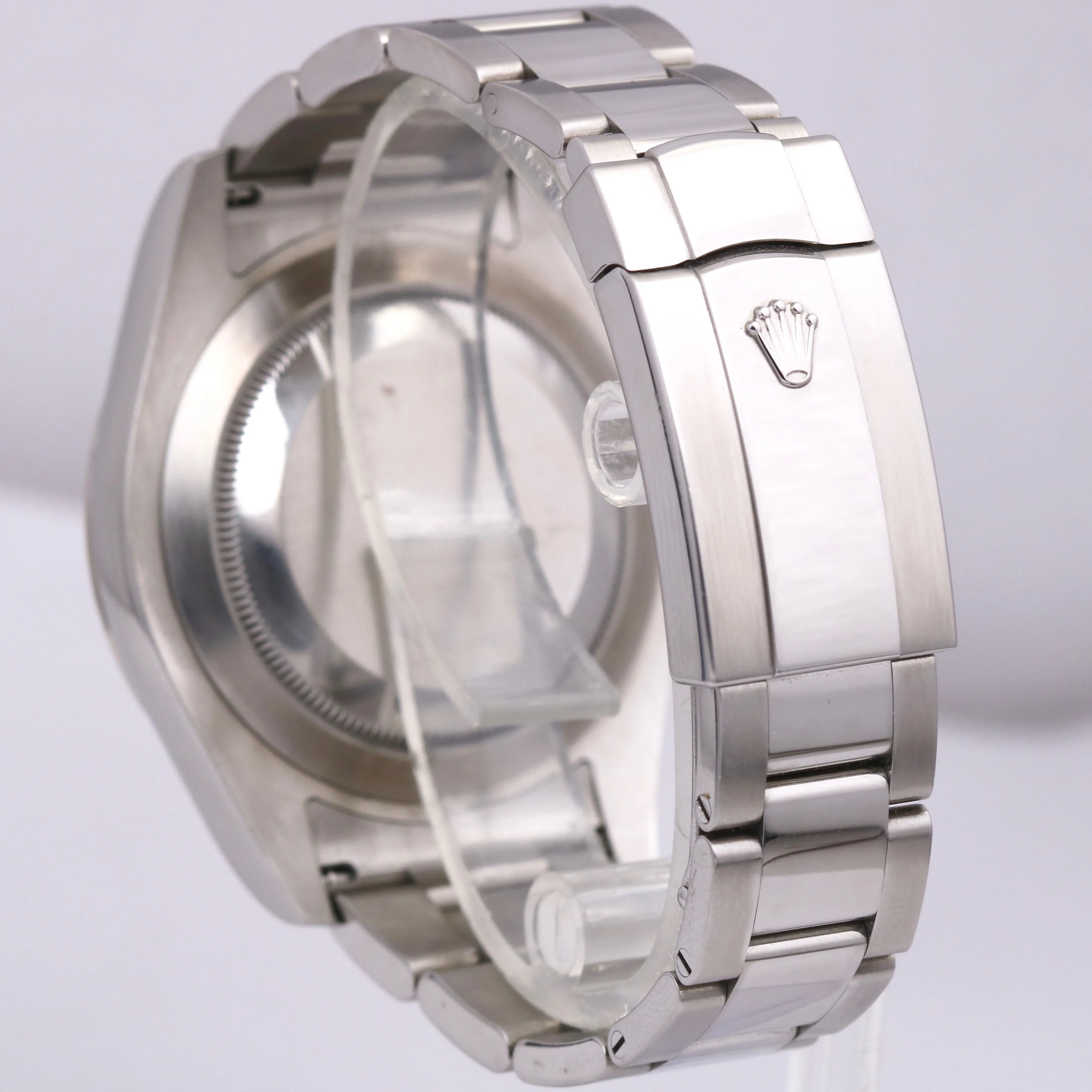 2013 Rolex Datejust II Blue Azzurro 41mm Stainless 18K White Gold Watch 116334