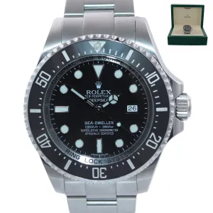 2015-2017 Rolex Sea-Dweller Deepsea 116660 Stainless Steel 44mm Black Watch Box