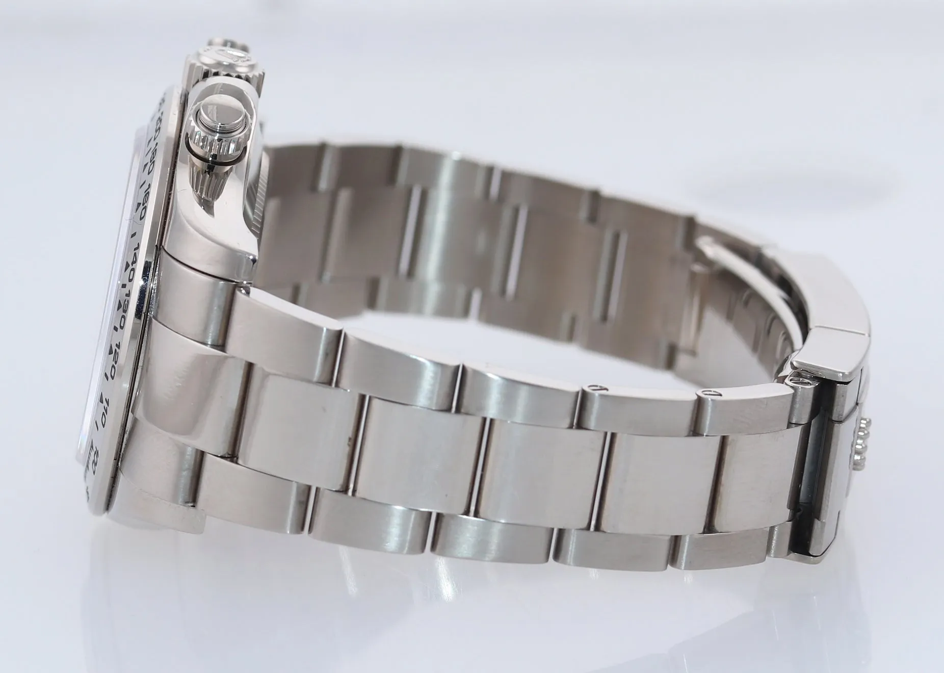 2015 PAPERS Rolex Daytona Silver Dial 116509 18k White Gold NEW BUCKLE Watch Box