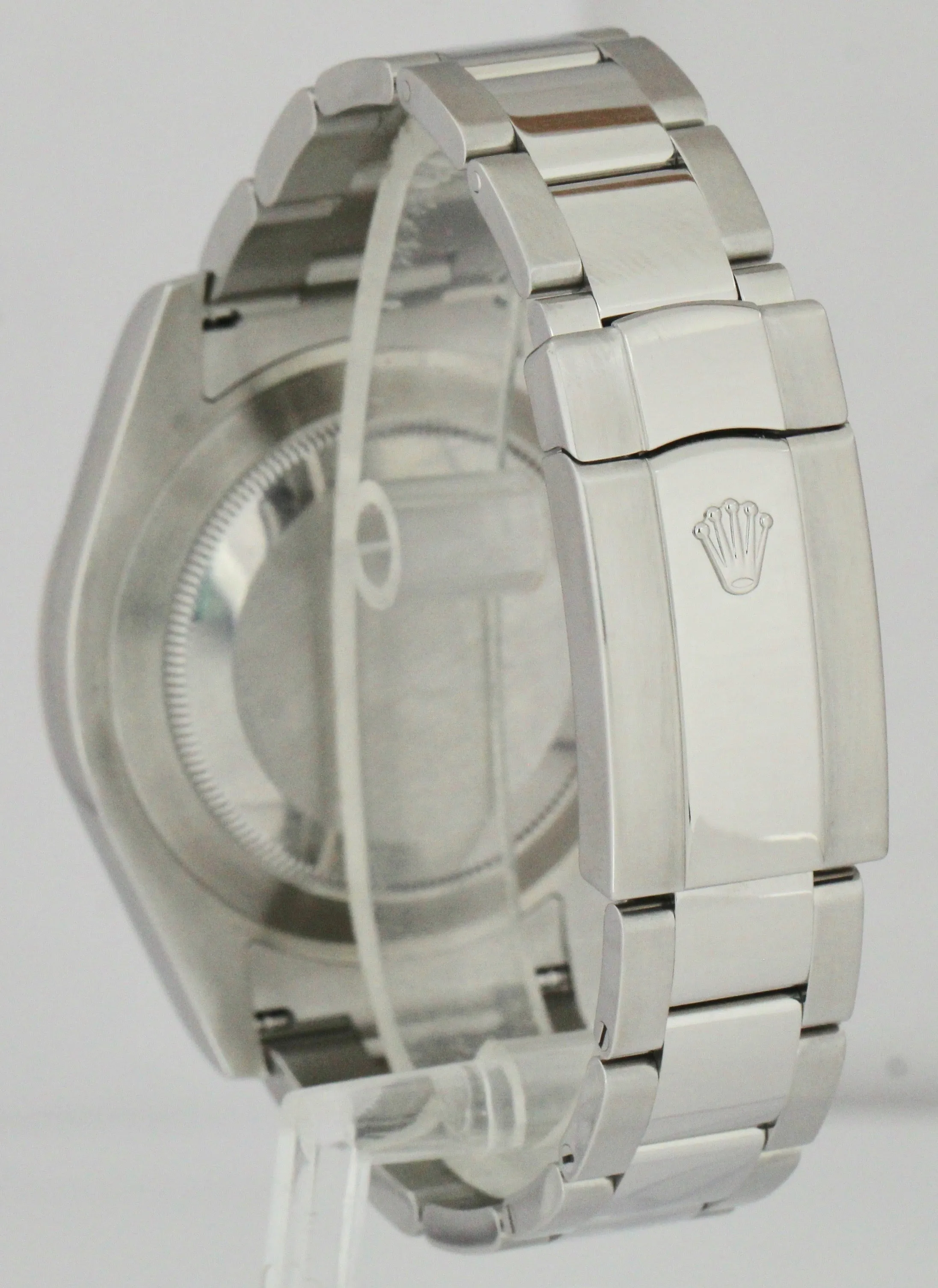 2016 Rolex Datejust II 2 41MM Gray Black Roman 116334 Steel 18K White Gold Watch
