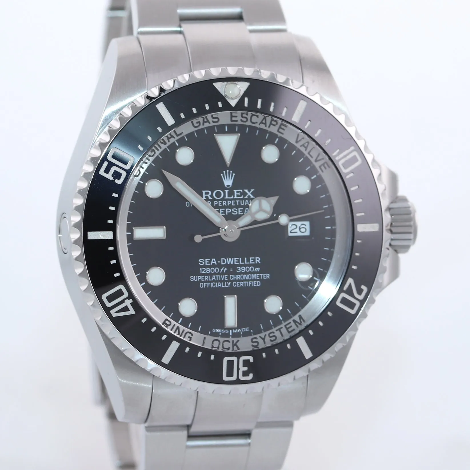 2016 Rolex Sea-Dweller Deepsea 116660 Steel 44mm Black Divers Watch Box