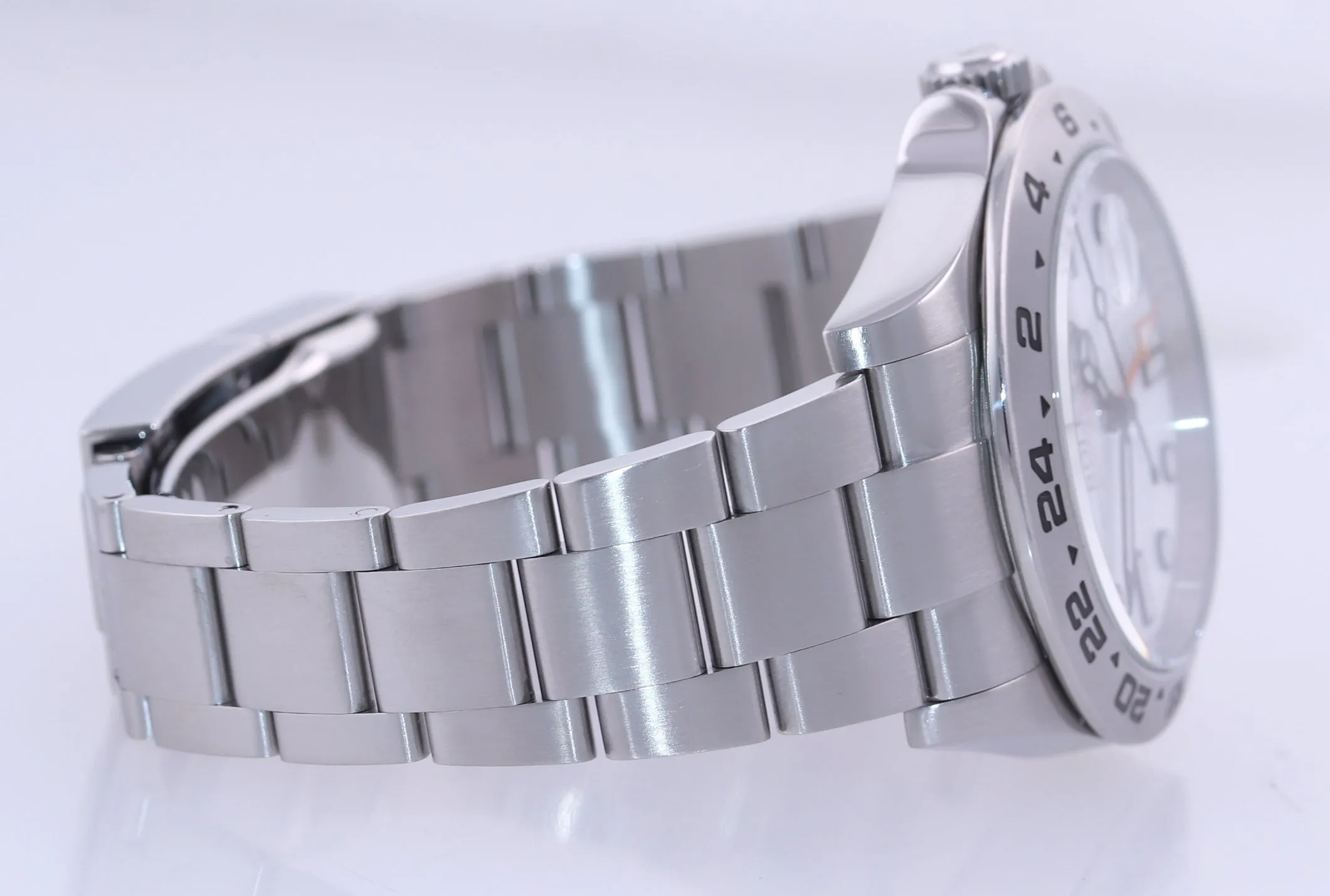 2019 Rolex Explorer II 42mm Polar 216570 White Steel Oyster GMT Watch Box