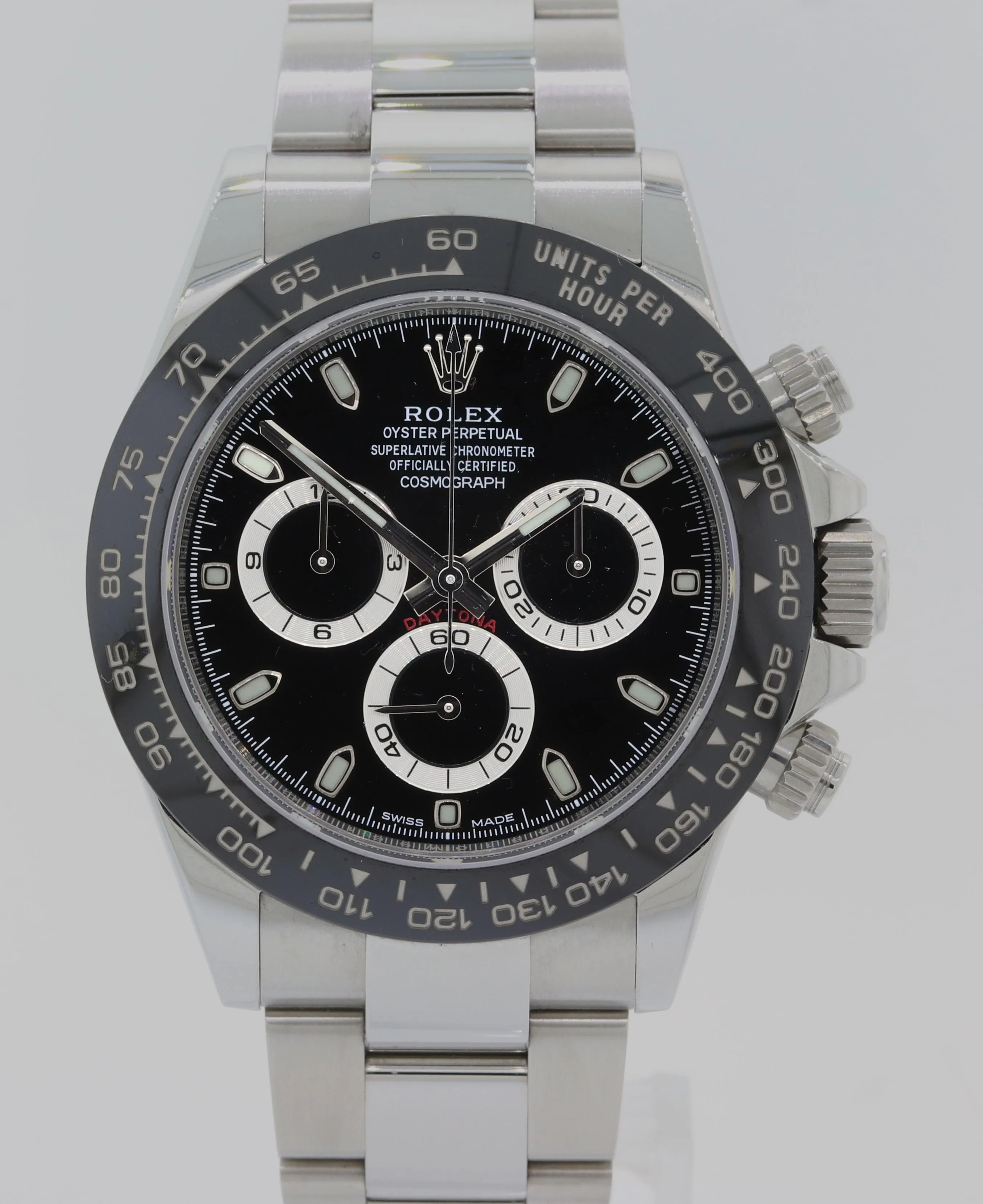 2019 WARRANTY PAPERS Rolex Daytona 116500LN Black Dial Ceramic Steel Watch Box