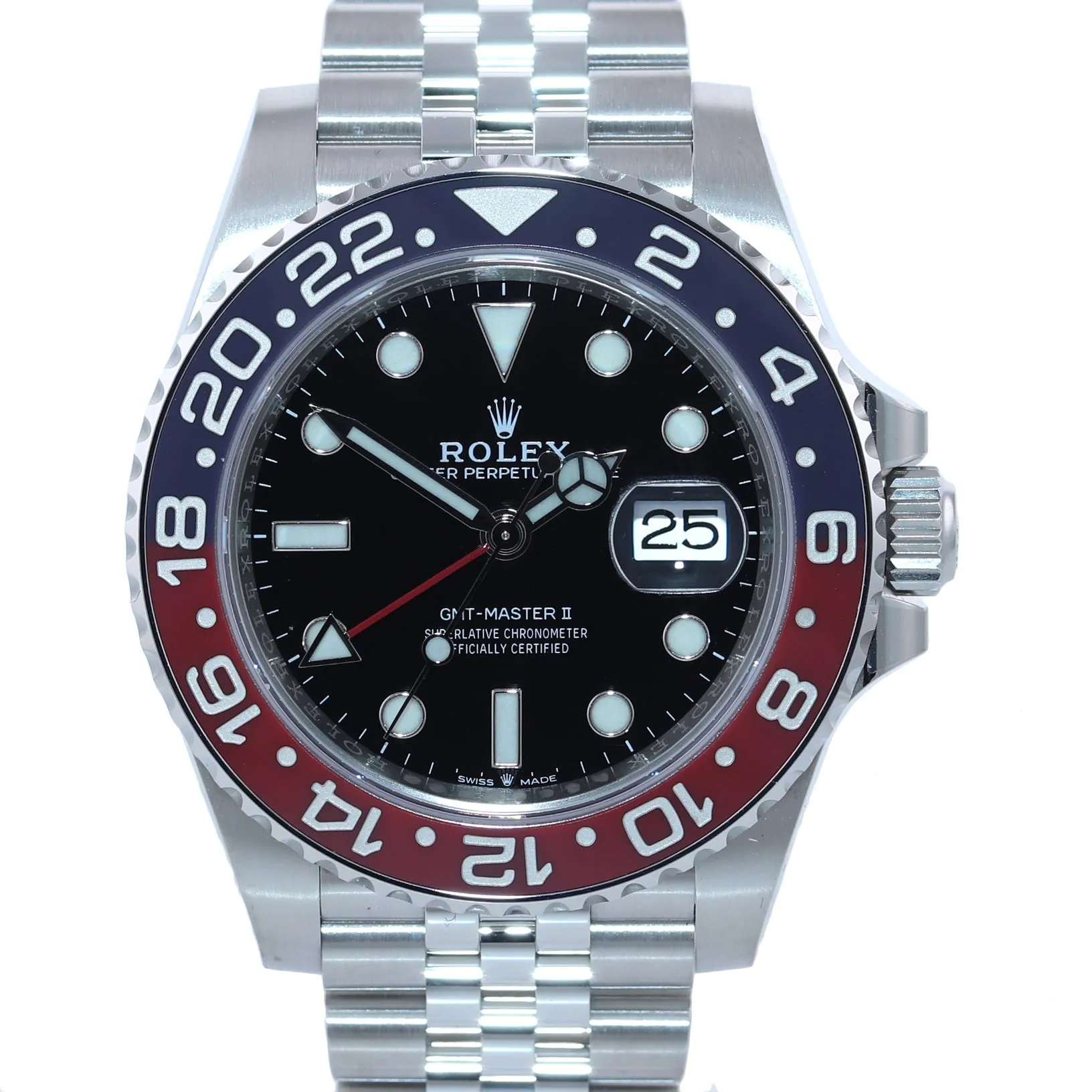 2020 NEW PAPERS Rolex GMT Master PEPSI Blue Ceramic 126710 Watch Box