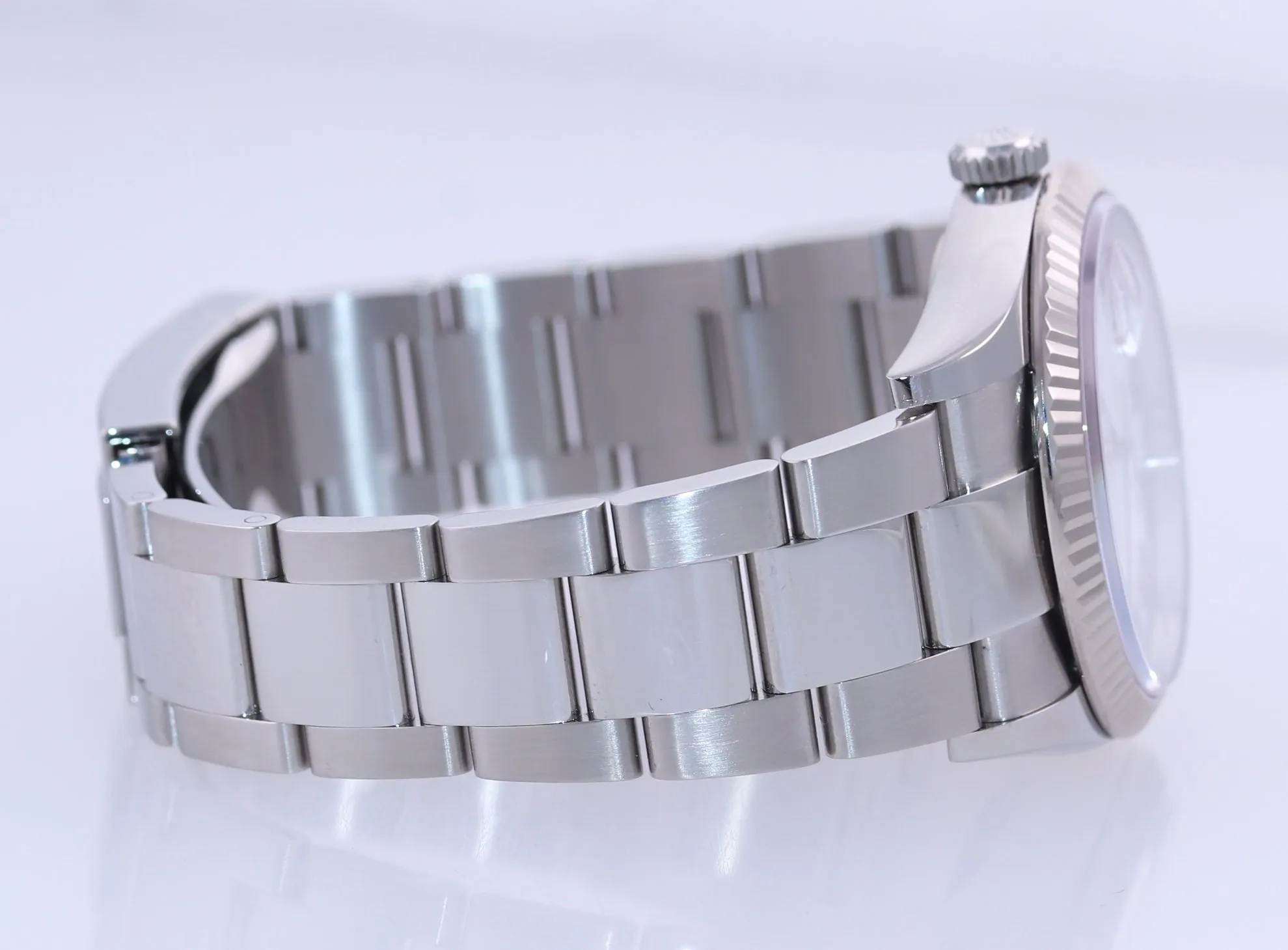 2020 NEW Rolex DateJust White Roman 36mm 126234 Steel White Gold Fluted Watch