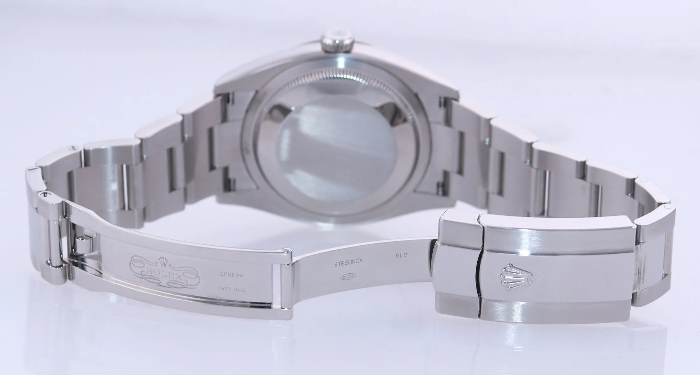 2020 NEW Rolex DateJust White Roman 36mm 126234 Steel White Gold Fluted Watch