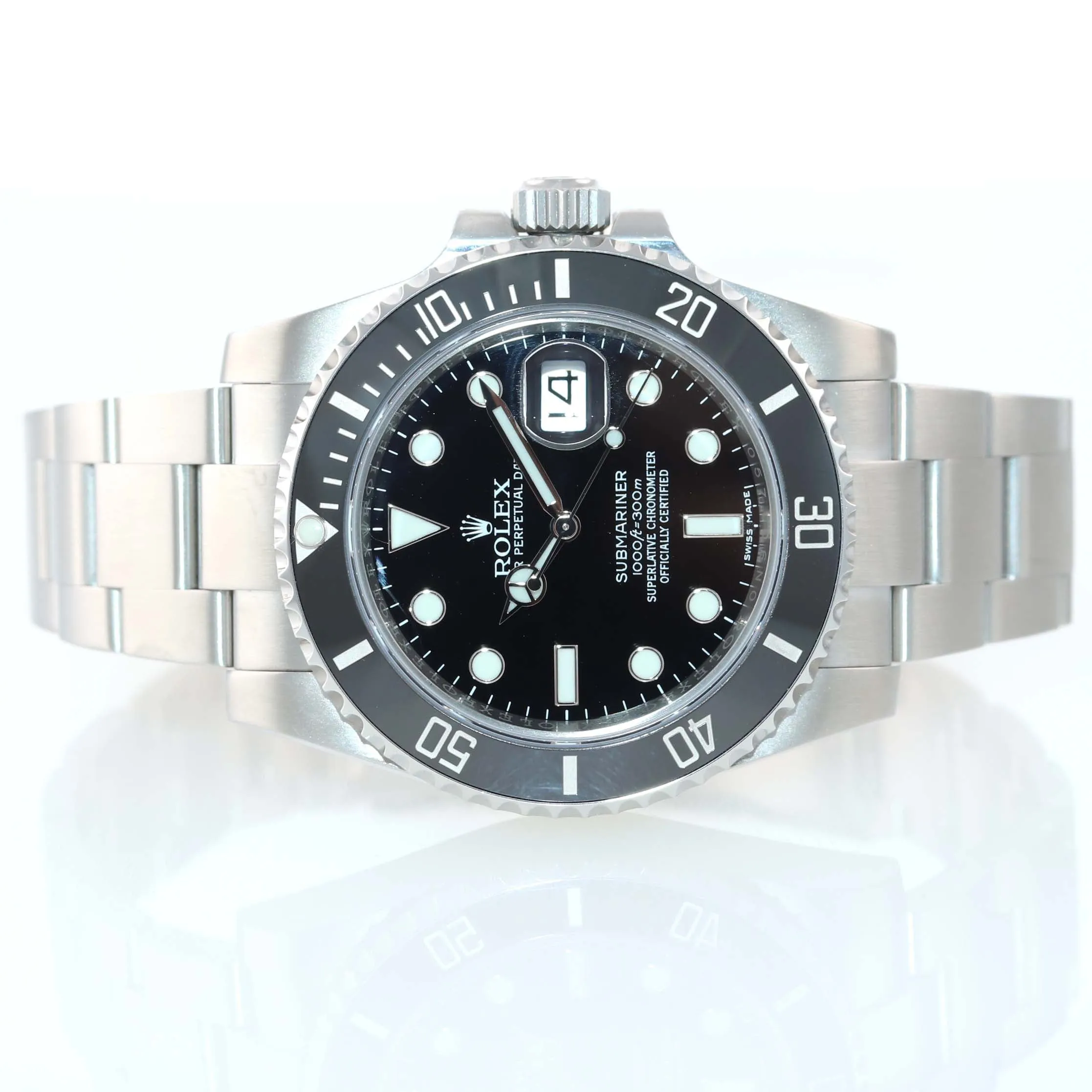 2020 Rolex Submariner Date 116610 Steel Black Ceramic Bezel Watch Box