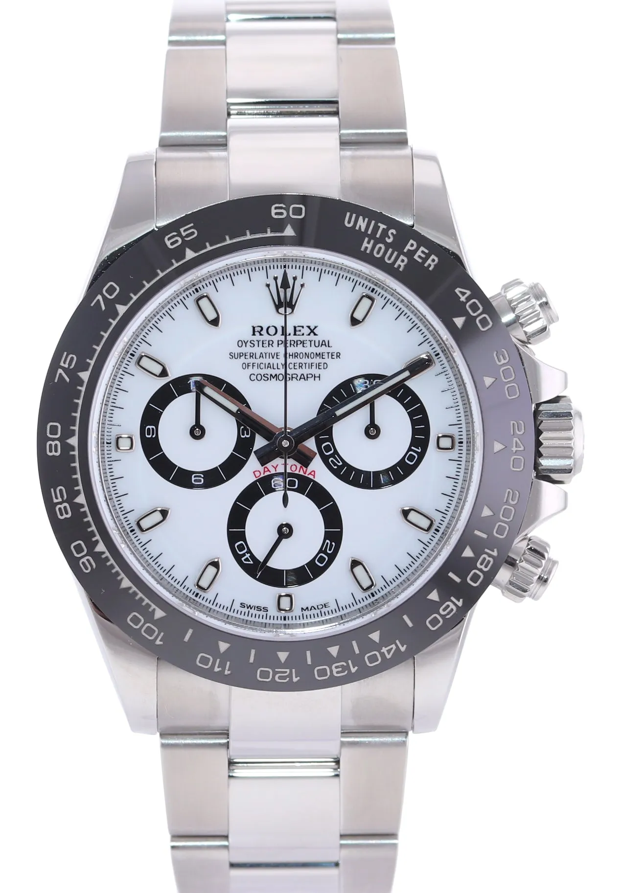 2021 NEW PAPERS Rolex Daytona 116500LN White Ceramic Panda Watch Box