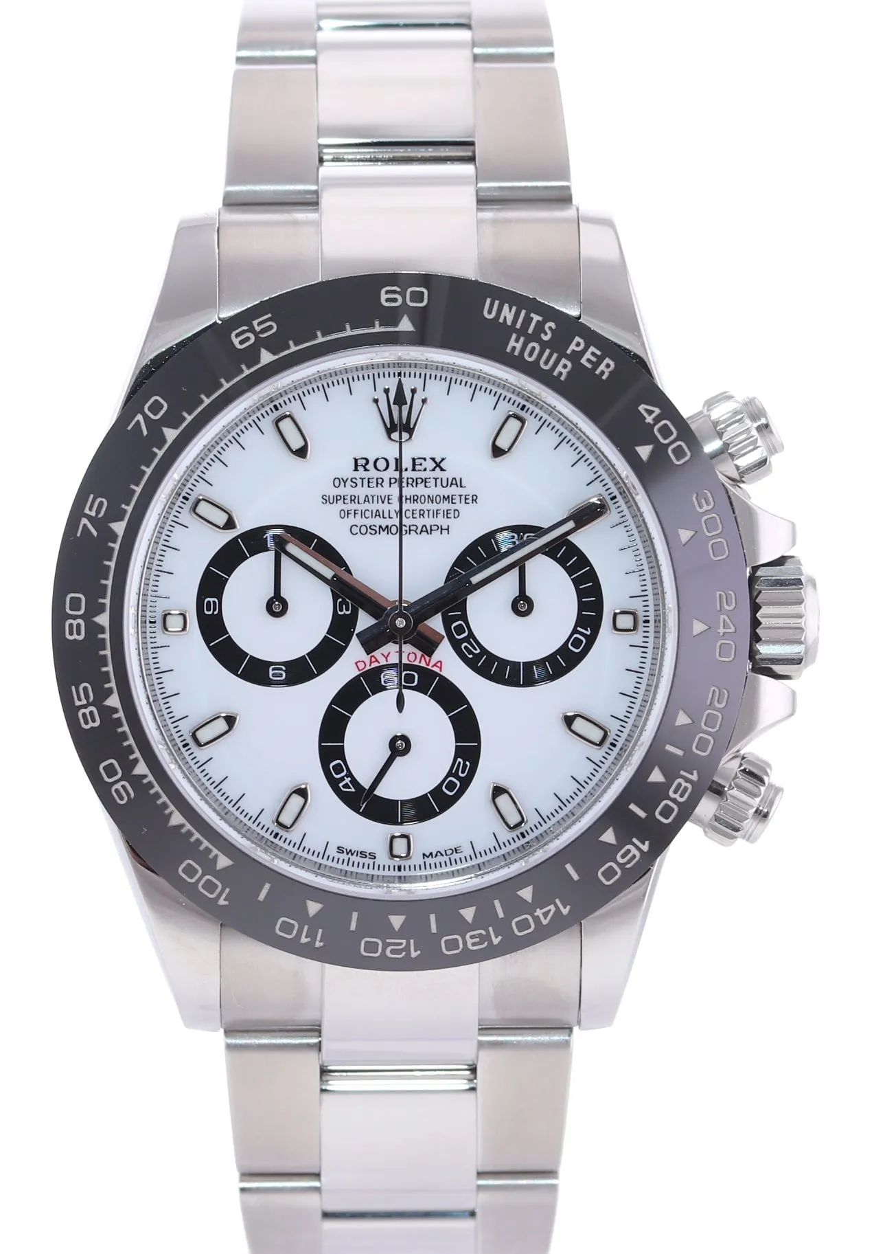 2021 NEW PAPERS Rolex Daytona 116500LN White Ceramic Panda Watch Box