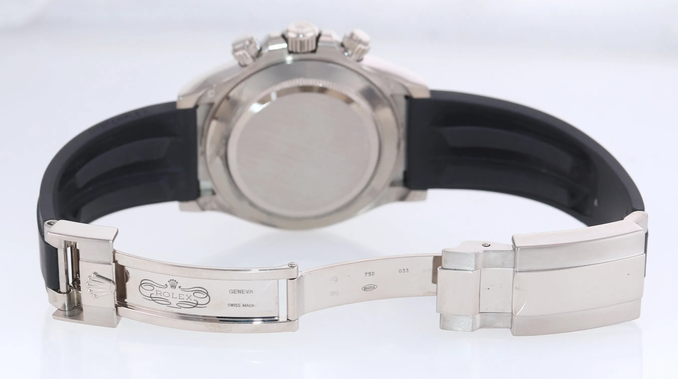 2021 Rolex Daytona Cosmograph 116519LN White Gold Ceramic Diamond Black Watch
