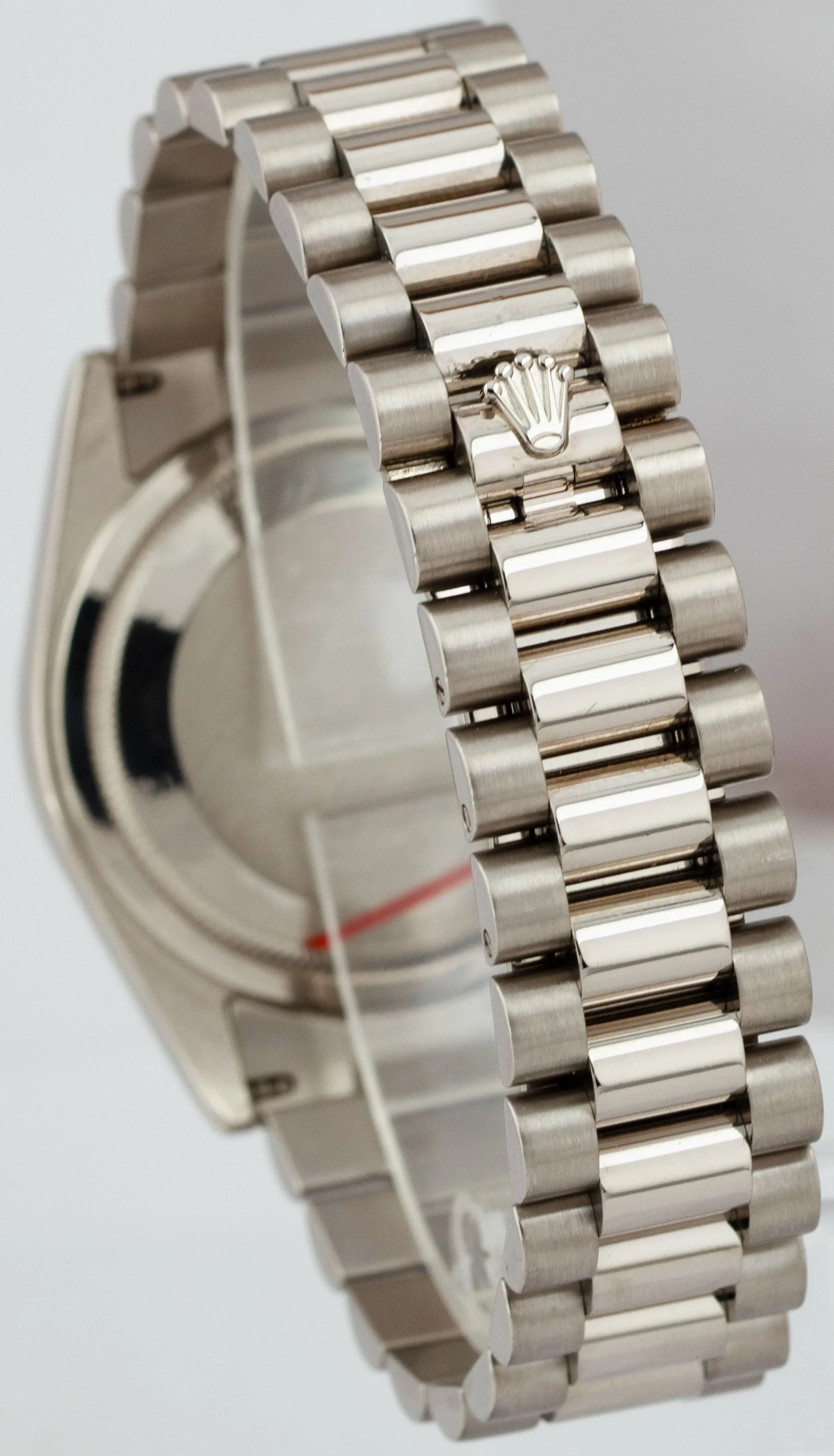 2022 RSC Day-Date President 36mm 18K White Gold White Roman Dial Watch 118239