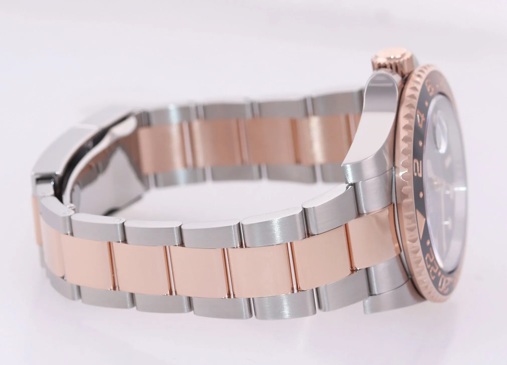 2024 NEW PAPERS Rolex GMT Master Root Beer Rose Gold 126711 CHNR Watch Box