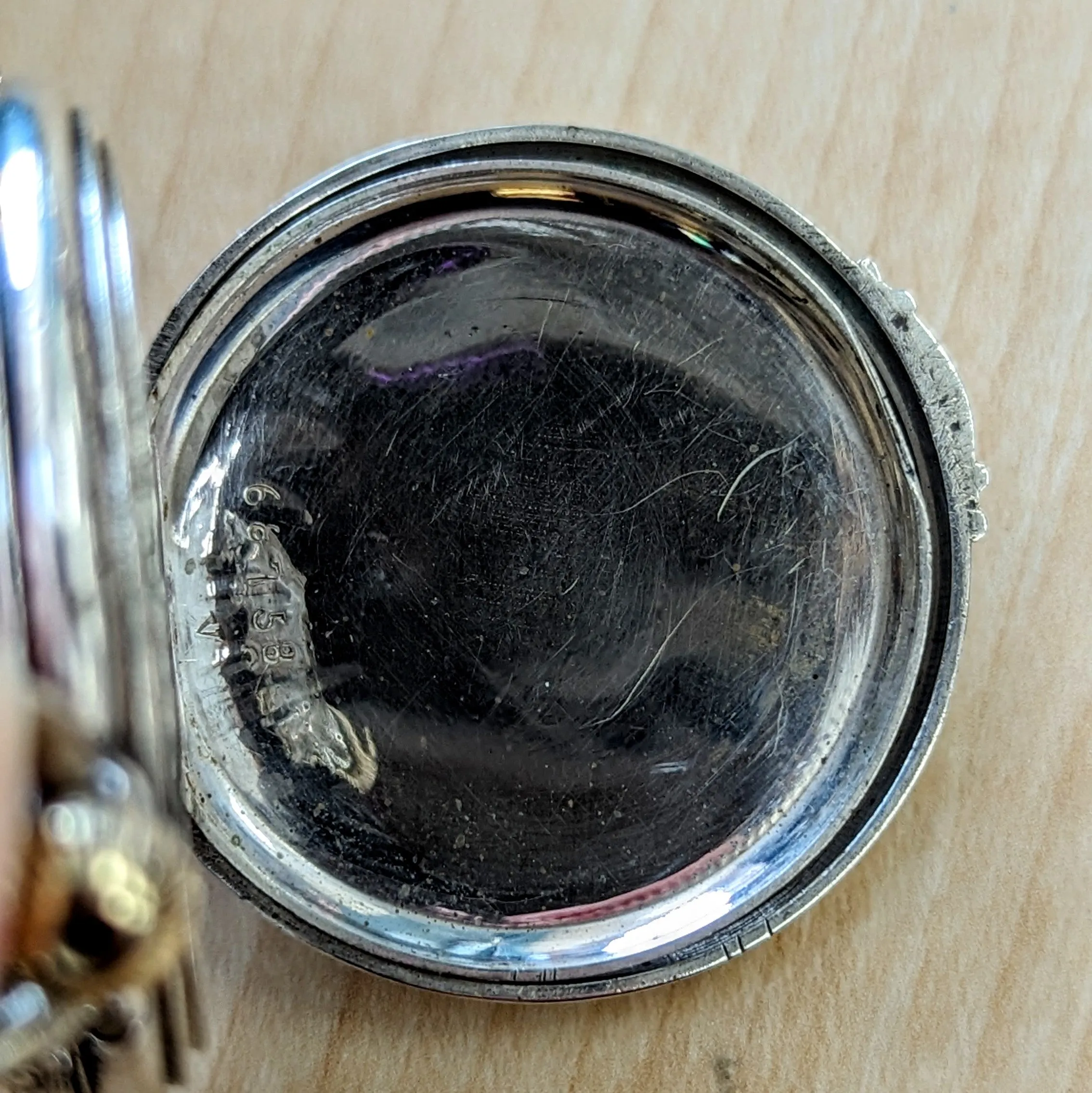 Antique Pocket Watch FAVORY GENEVE 10 Rubis - Art Deco & Silver Engraved Case