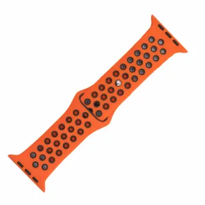Apple Band Silicone Sport - Orange-Gray