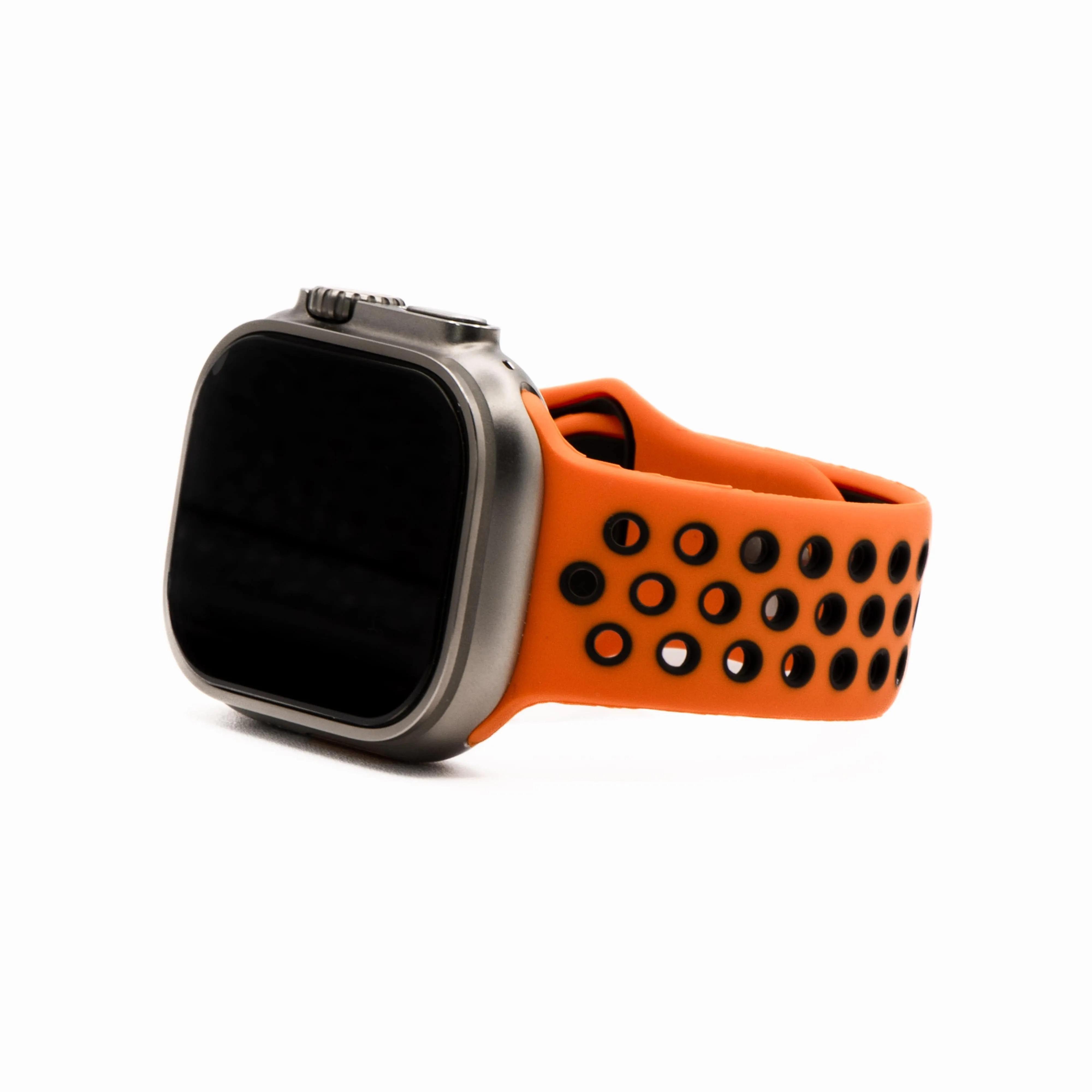 Apple Band Silicone Sport - Orange-Gray