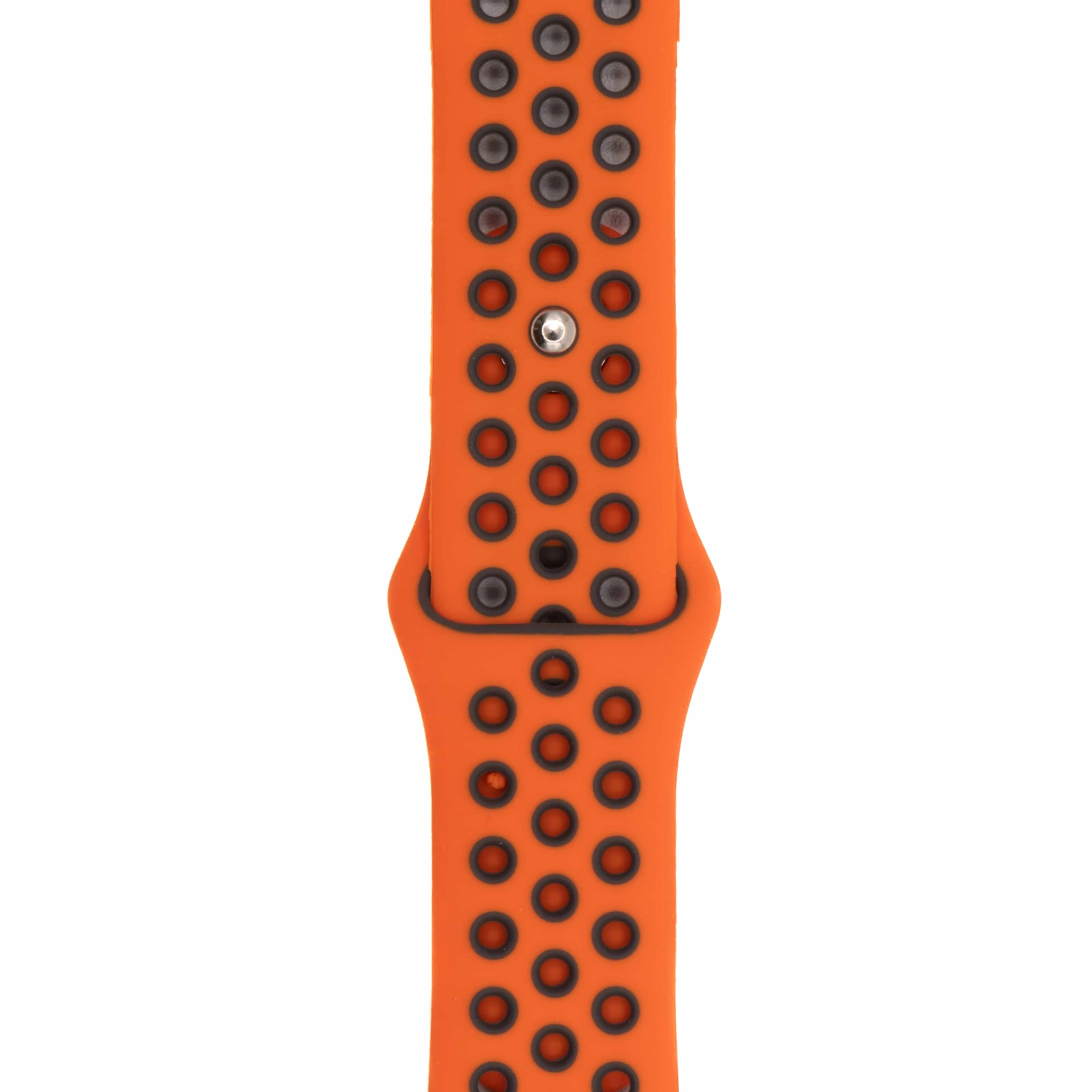 Apple Band Silicone Sport - Orange-Gray