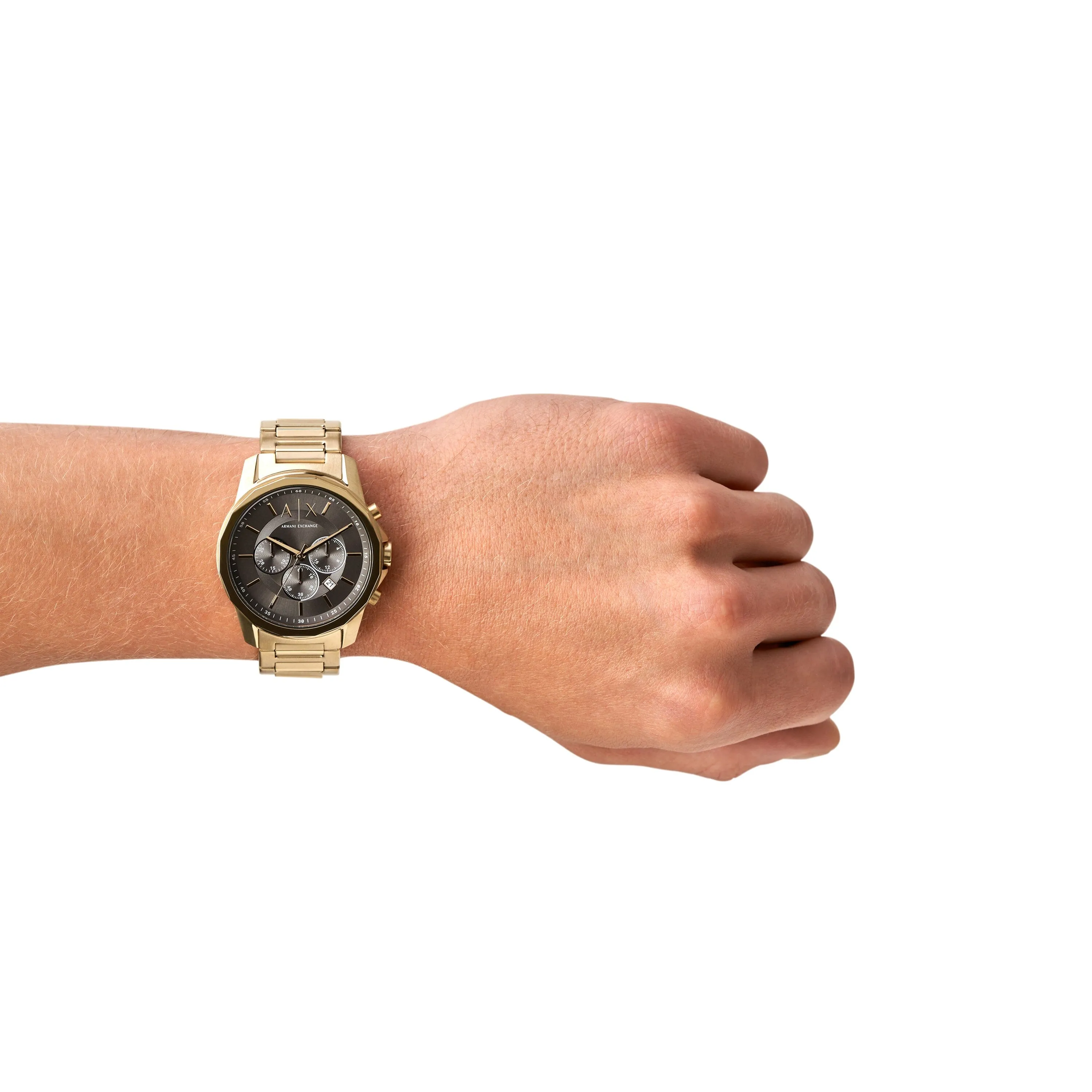 Armani Exchange Banks Black and Gold Men's Watch AX1721
