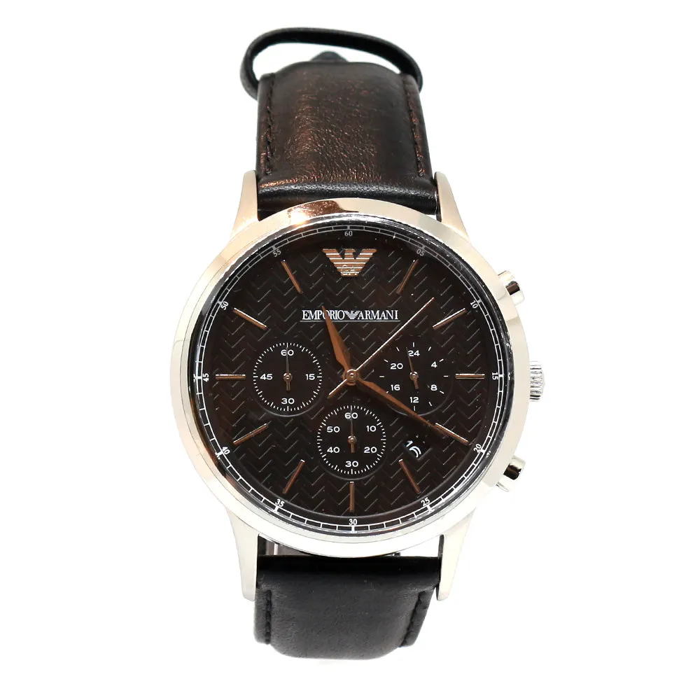 Armani Men's Watch Chronograph With Set Of Bracelet