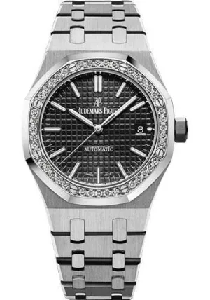 Audemars Piguet Royal Oak Selfwinding Watch Black Dial 37mm - 15451ST.ZZ.1256ST.01.A
