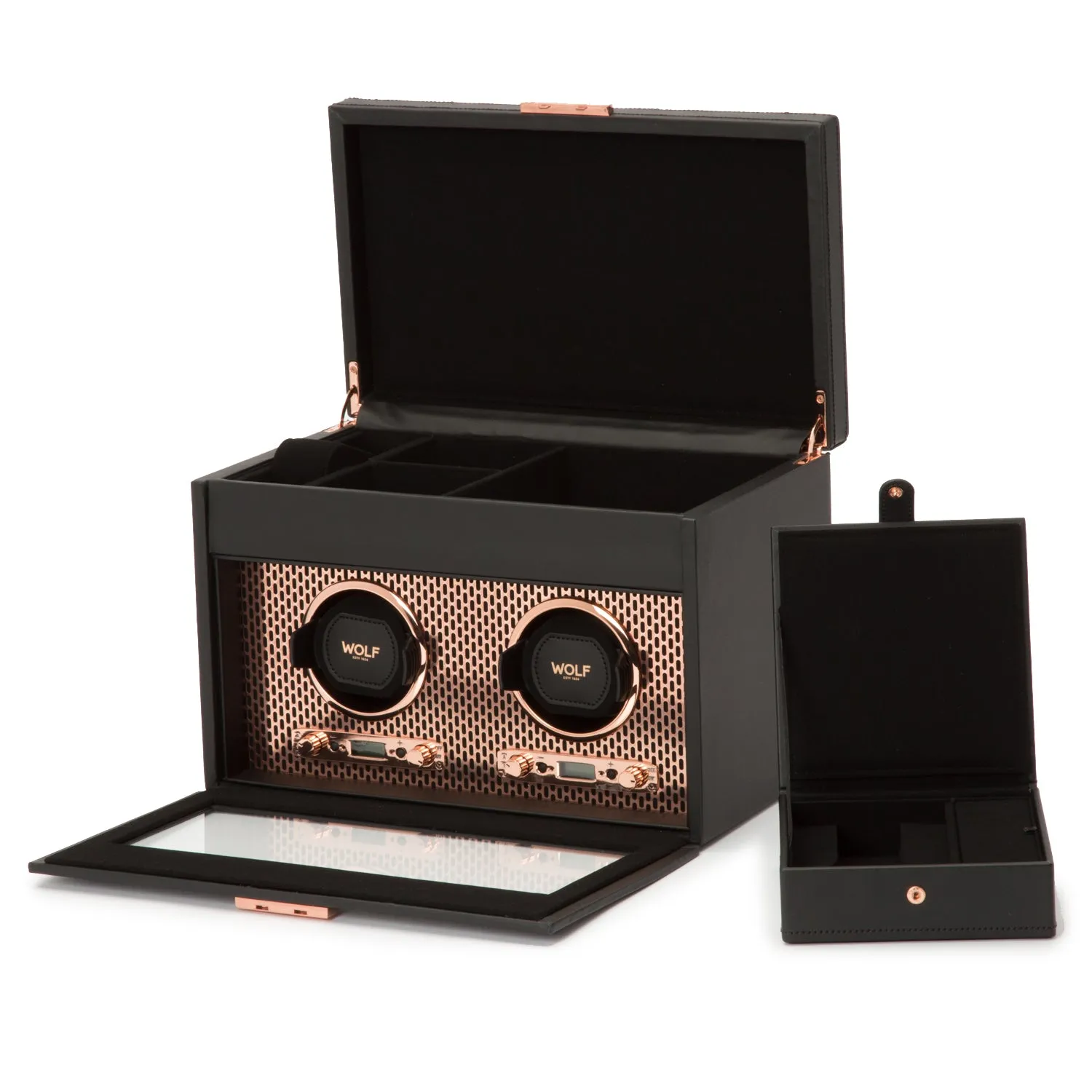 Axis Double Winder with Storage Copper