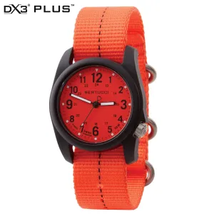 Bertucci DX3 Plus Orange Dial Orange Nylon Strap Men's Watch 11121
