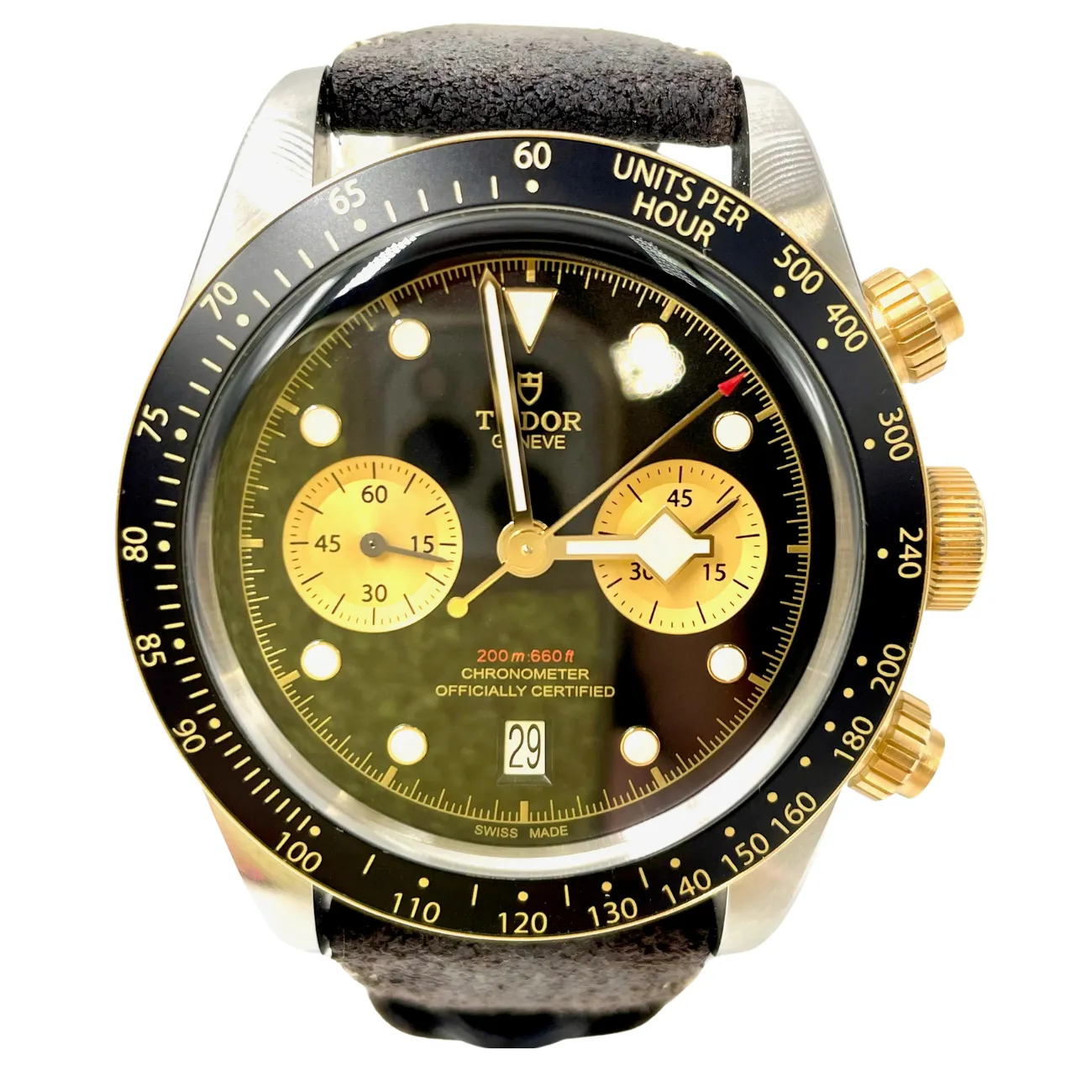 Black Bay Steel and Gold Chronograph M79363N-003