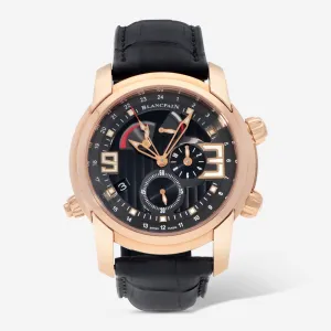 Blancpain L-Evolution Reveil GMT 18K Rose Gold Automatic Men's Watch 8841-3630-53B