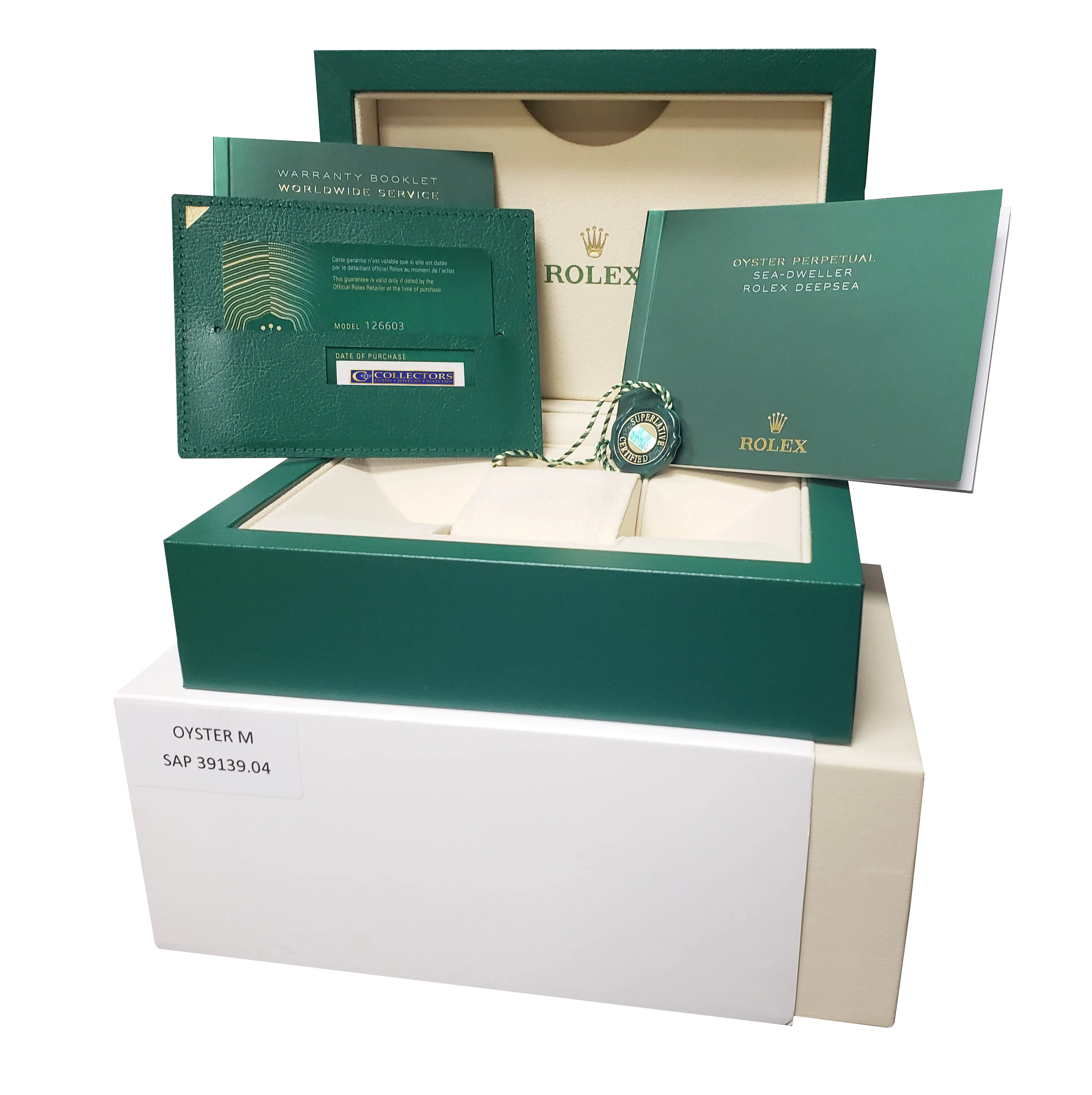 BRAND NEW 2020 Rolex Sea-Dweller 43mm Two-Tone Yellow Gold Black Watch 126603