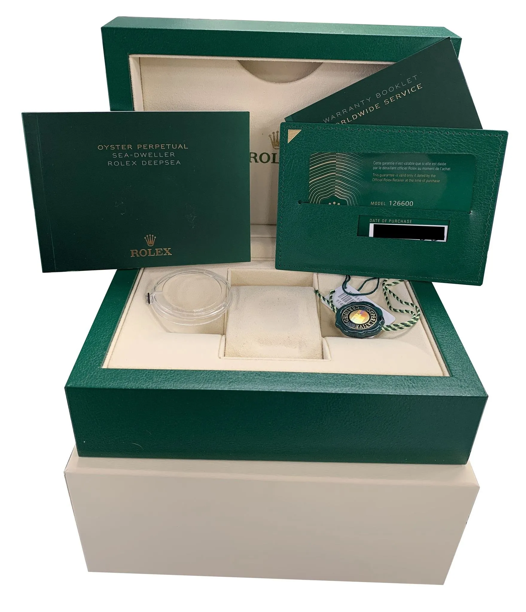 BRAND NEW NOV 2021 Rolex Red Sea-Dweller 43mm Mk II 50th Ann Steel 126600 Watch