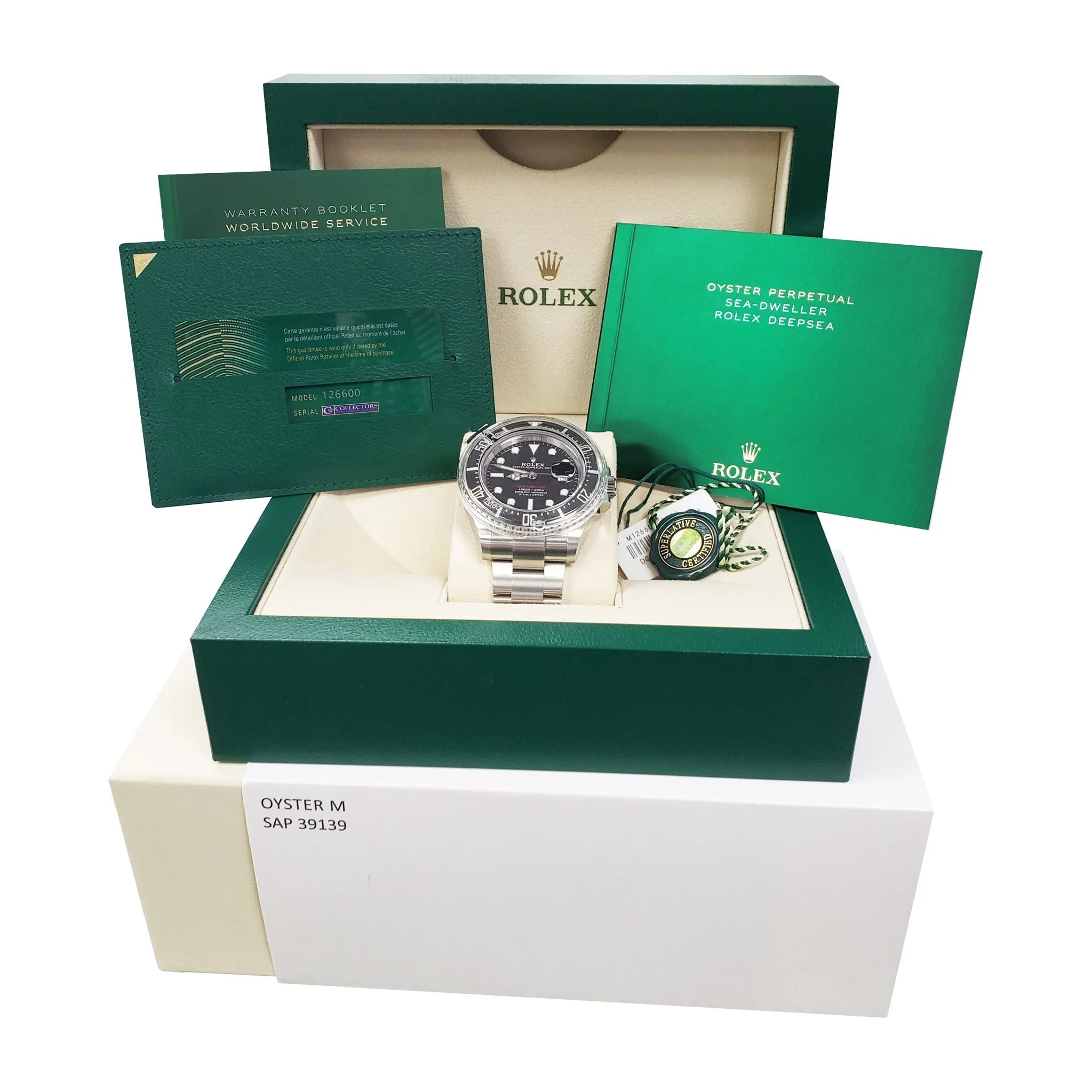 BRAND NEW Rolex Red Sea-Dweller 43mm Mark II 50th Anniversary Steel 126600 Watch