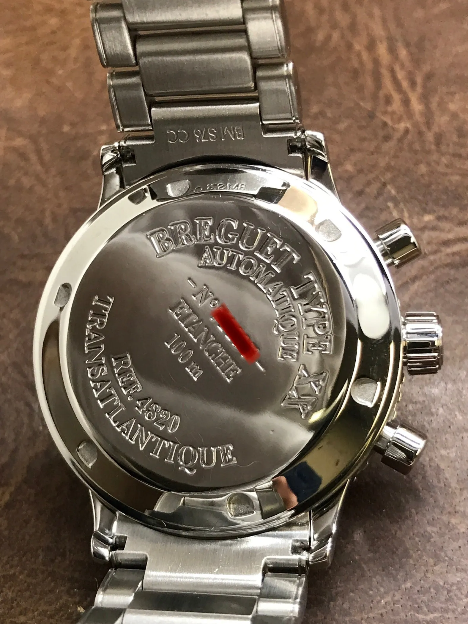 Breguet TYPE XX-TRANSATLANTIQUE 4820 Black Dial Automatic Women's Watch
