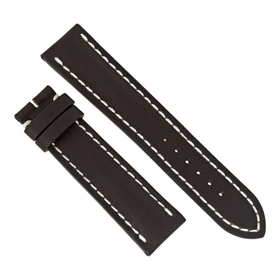Breitling Black Leather Watch Strap BT435X
