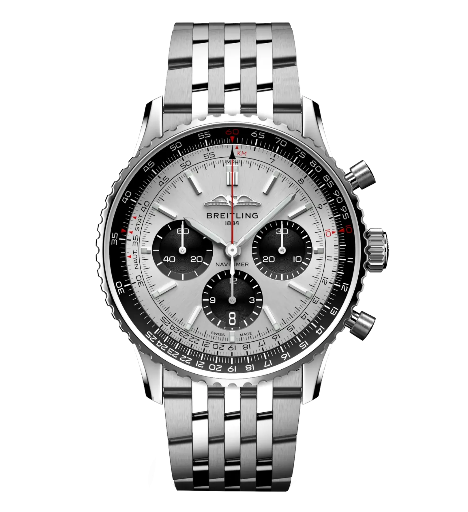 Breitling Navitimer B01 Chronograph 43 Watch with Gray Dial