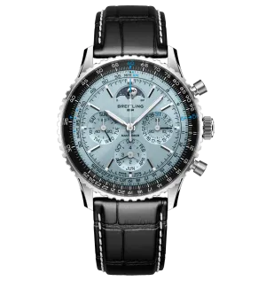 Breitling Navitimer B19 Chronograph 43 Perpetual Calendar Watch with Leather Strap