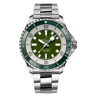 Breitling Superocean Green Watch, 44mm