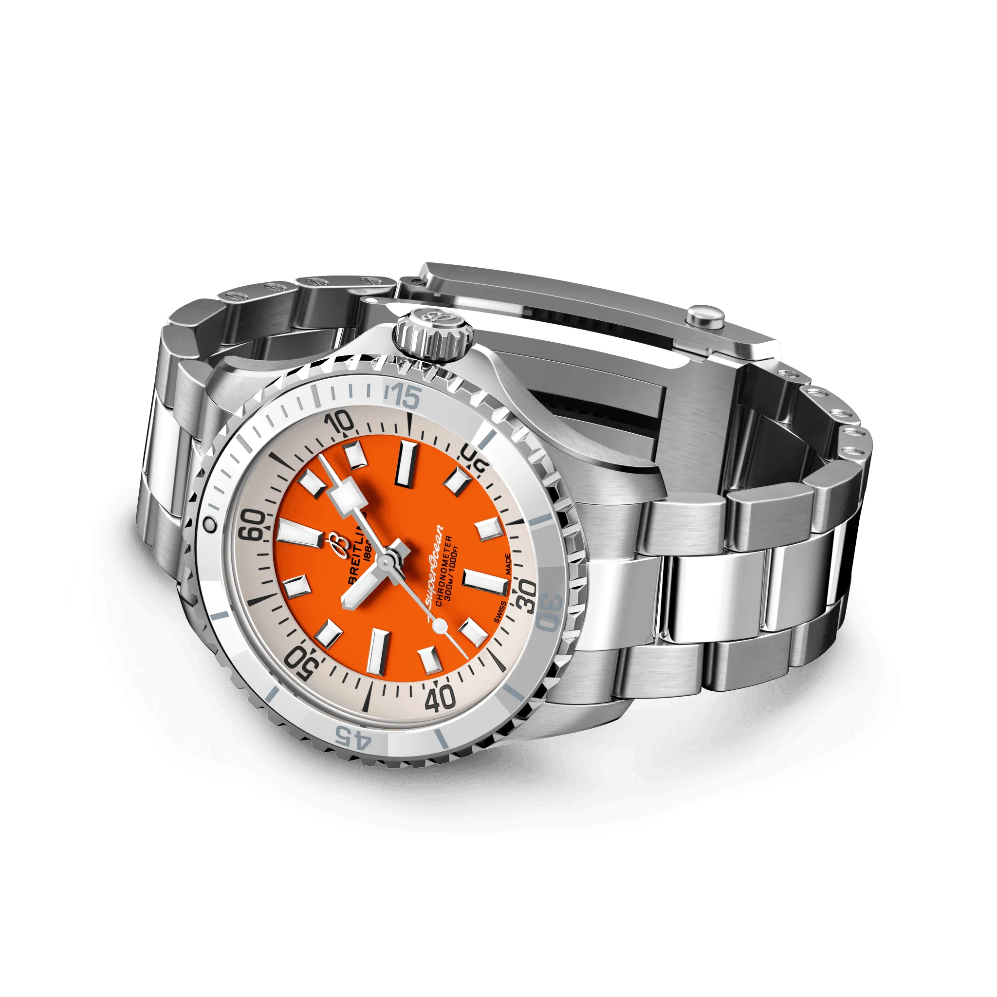 Breitling Superocean Orange Watch, 36mm