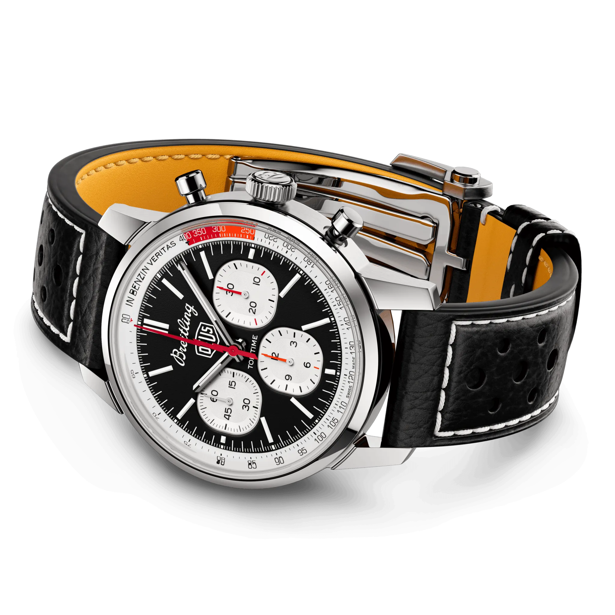Breitling Top Time B01 Deus Watch with Black Dial