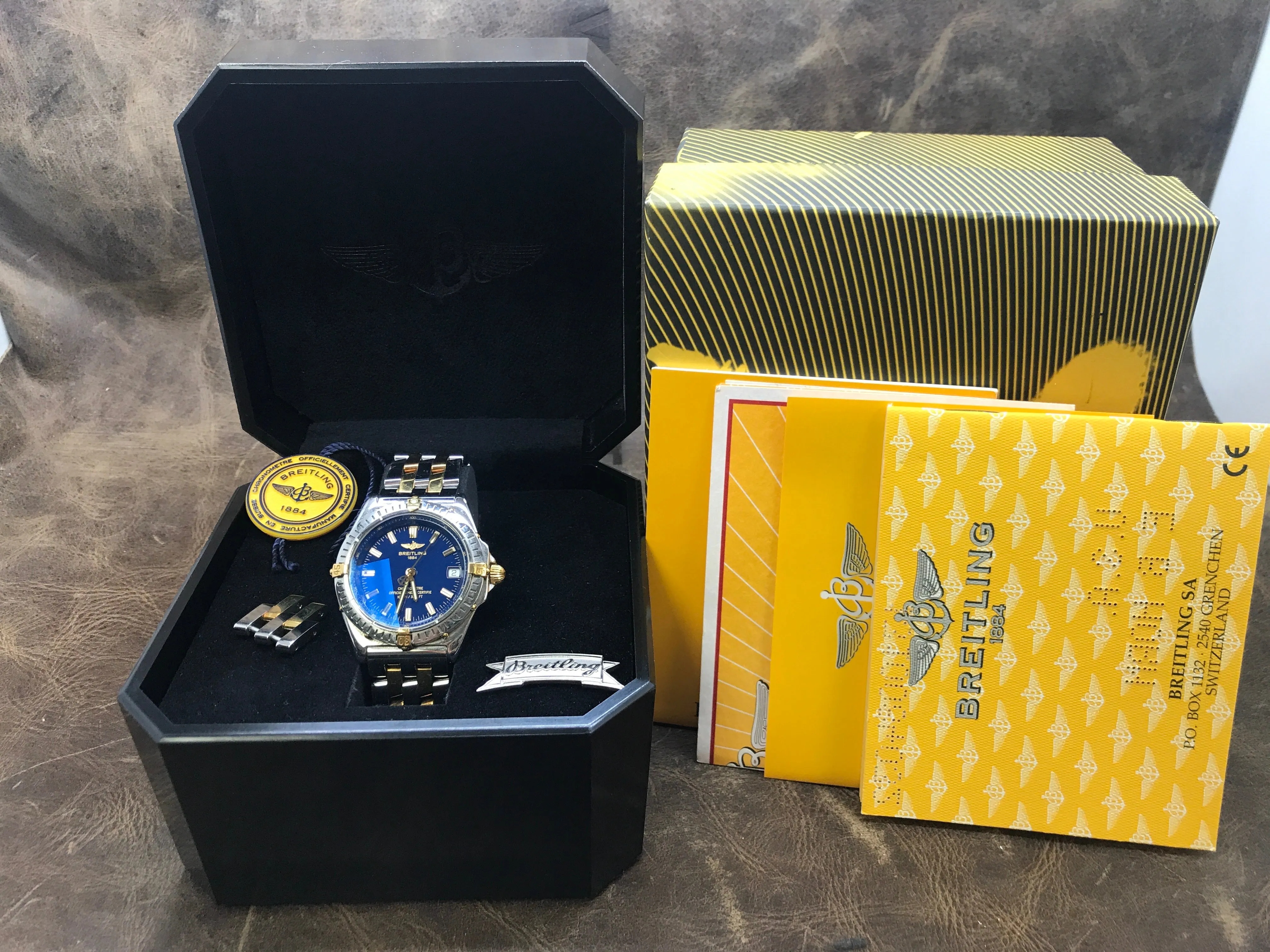 Breitling Windrider B10350 Blue Dial Automatic Watch