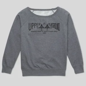 BRIDGE WOMEN'S SCOOP NECK SWEATSHIRT